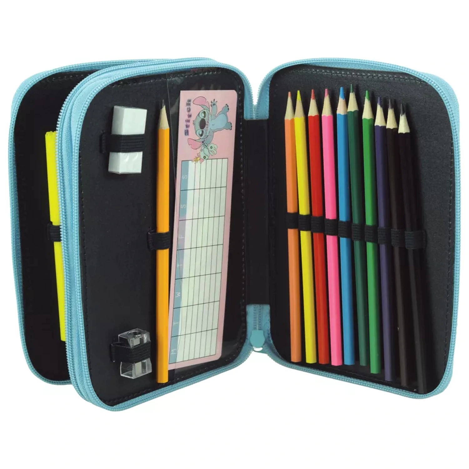 Stitch Brush It Out Filled Trusa de creioane etajata pe 2 nivele poza produsului
