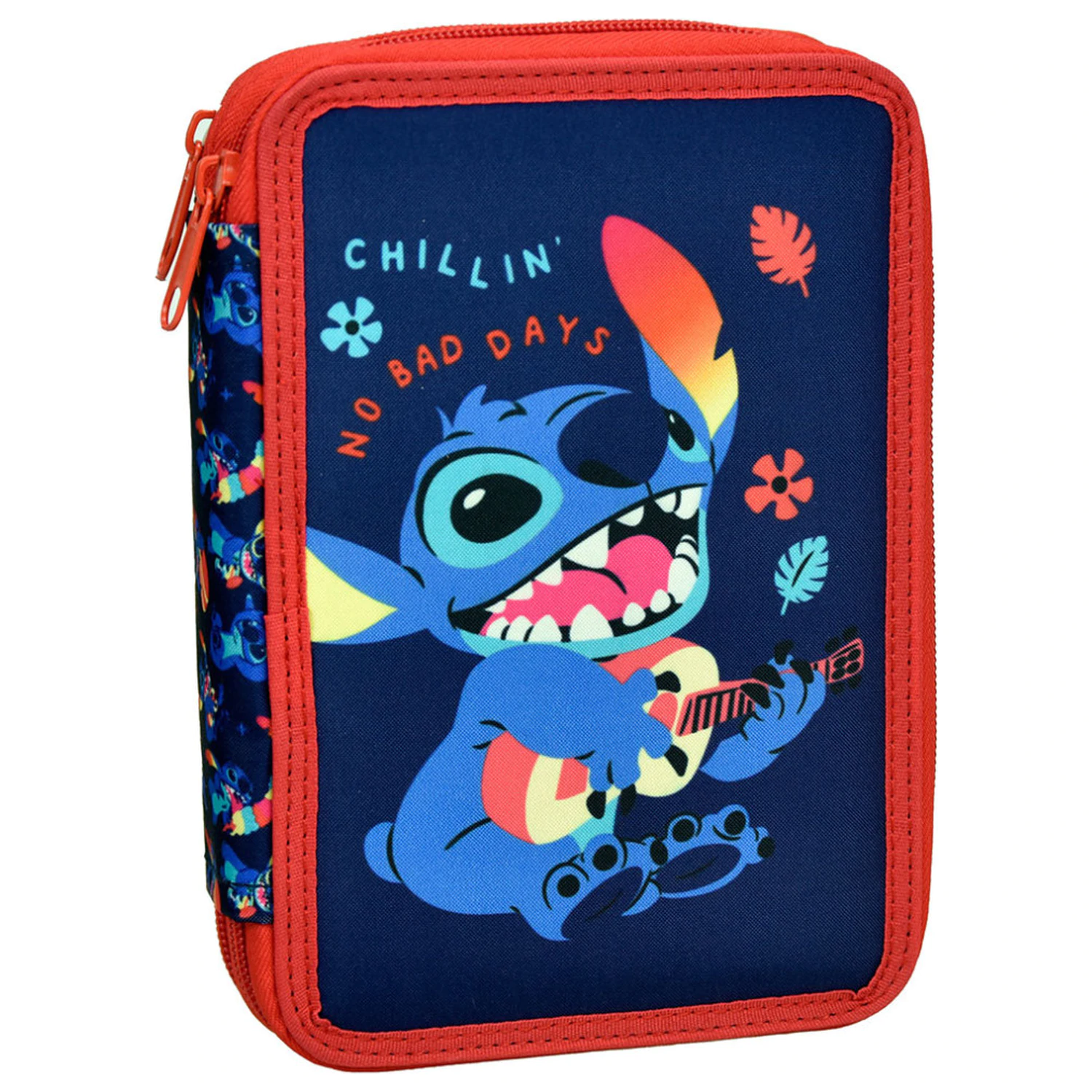 Stitch Chillin' Geantă de creioane cu 2 etaje, umplută poza produsului