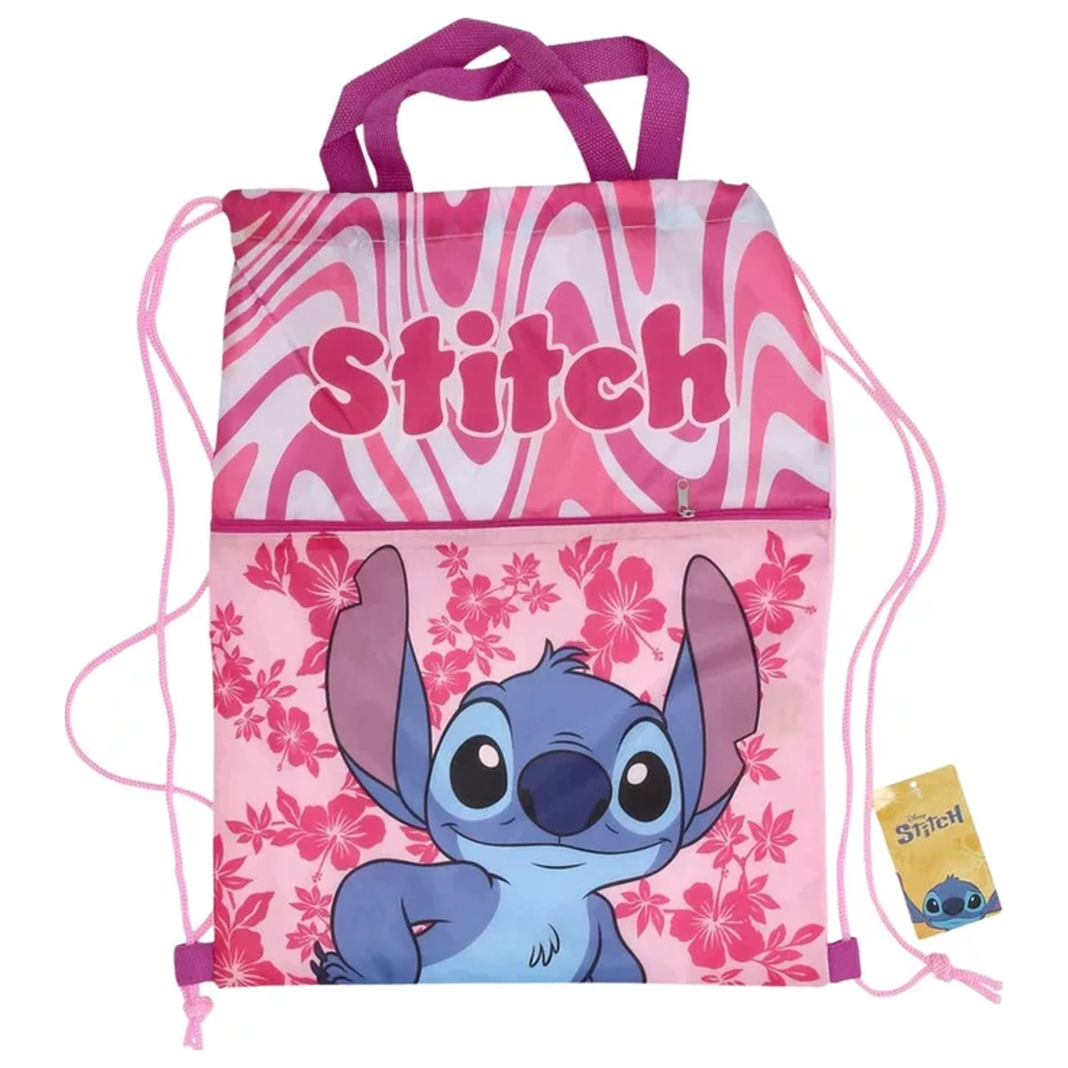 Stitch Cute Deluxe Geanta de gimnastica, Drawstring Bag 45 cm poza produsului