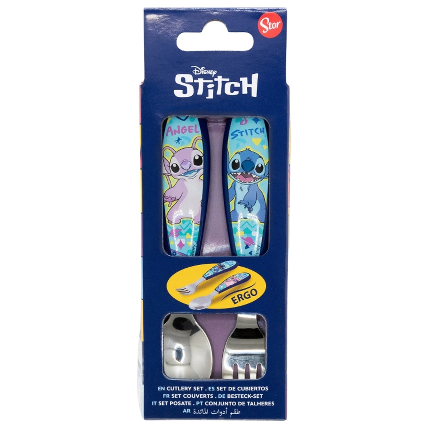 Stitch Drawing Metal Ergo Set tacamuri - 2 piese poza produsului