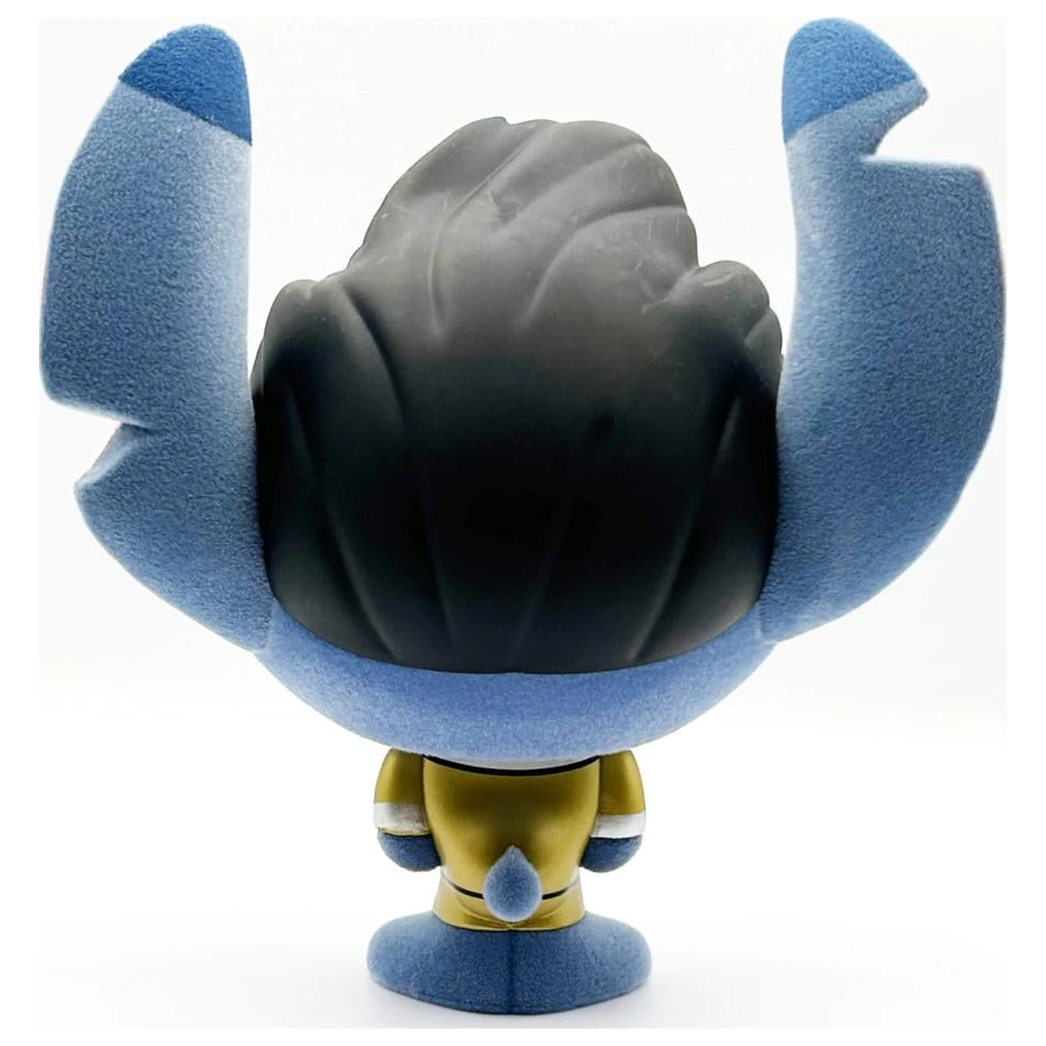 Stitch Elvis Gold Suit Bhunny Flocked Figurina de vinil poza produsului