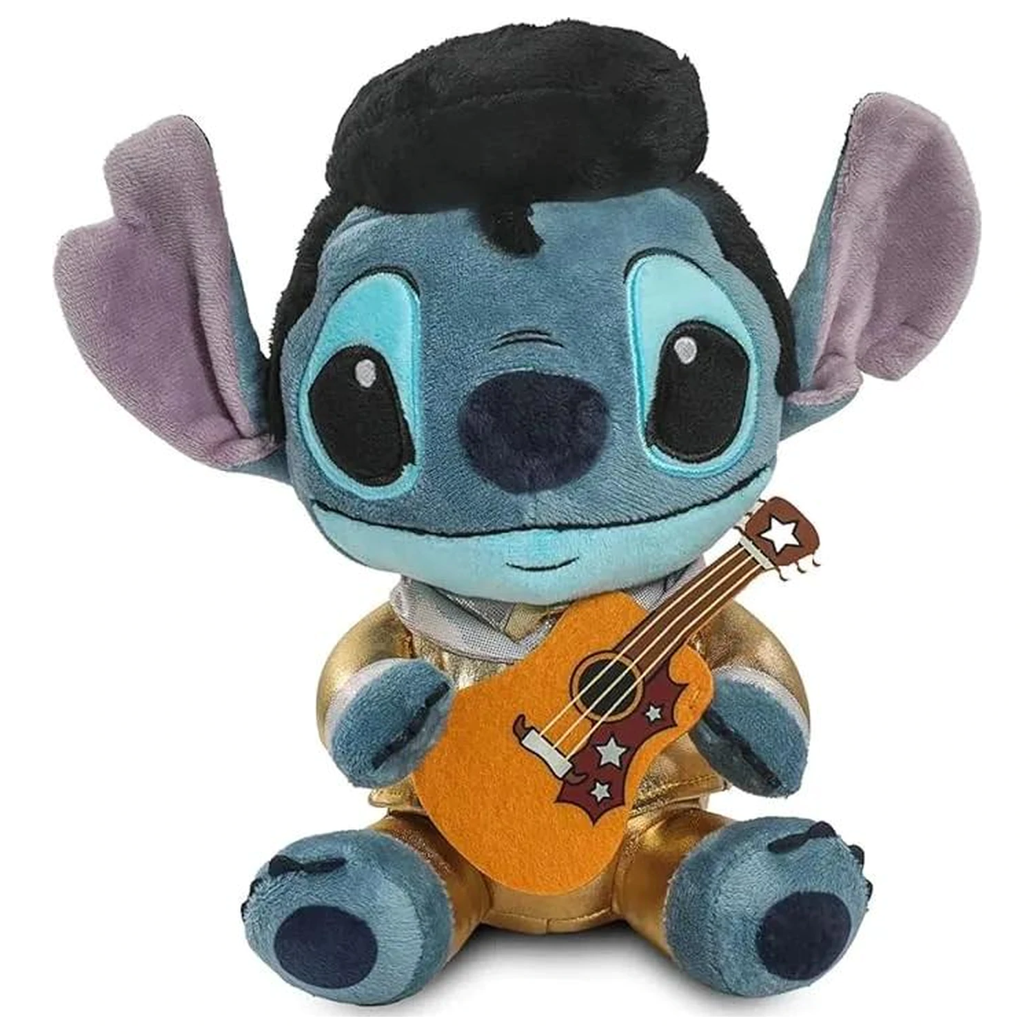 Stitch Elvis Gold Suit Kidrobot Jucarie de plus 25cm poza produsului
