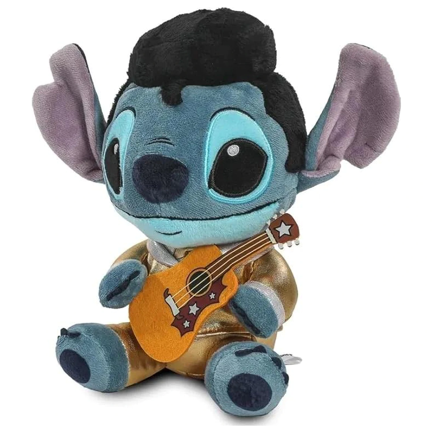 Stitch Elvis Gold Suit Kidrobot Jucarie de plus 25cm poza produsului