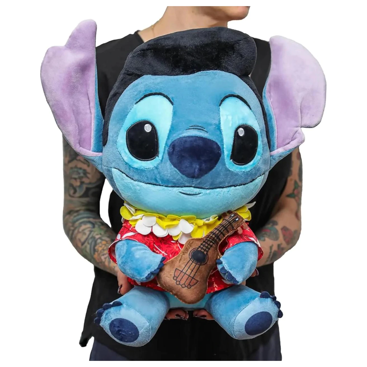 Stitch Elvis Hawaii Kidrobot Vibrating Plus 40cm poza produsului