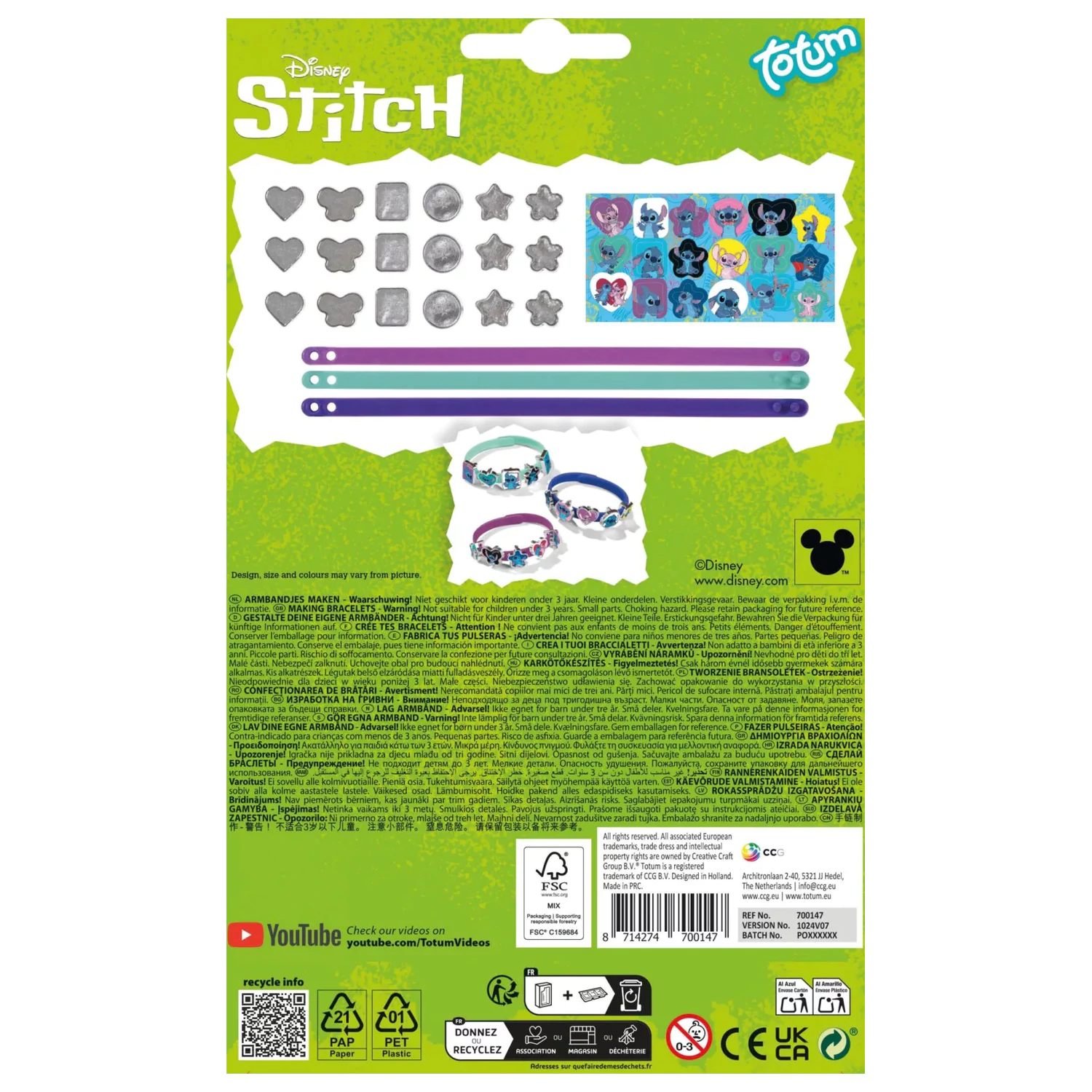 Stitch Extrovert Kit de realizare bratari poza produsului