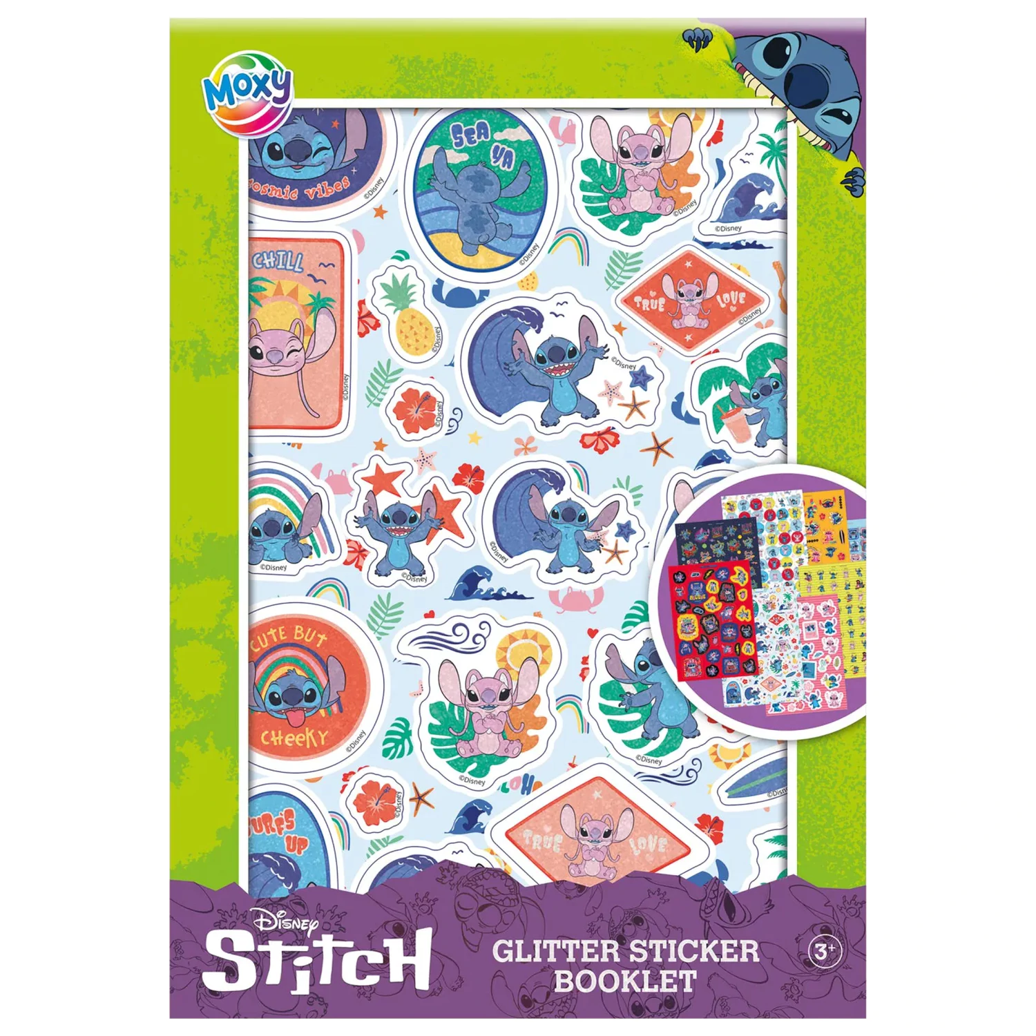 Stitch Extrovert Sticker Pack 8 coli poza produsului