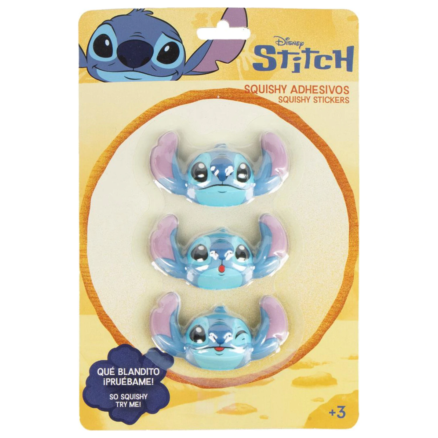 Stitch Face Decor Autocolant Set 3 bucati poza produsului
