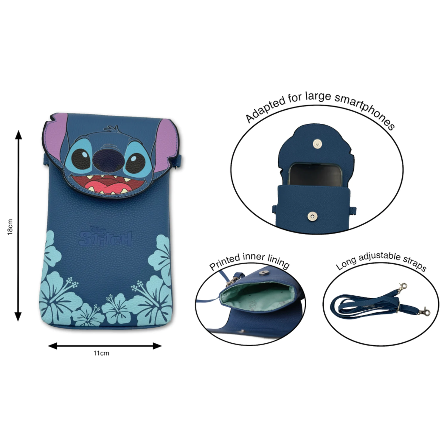 Stitch Fashion Duo Geanta de Umăr pentru Telefon poza produsului