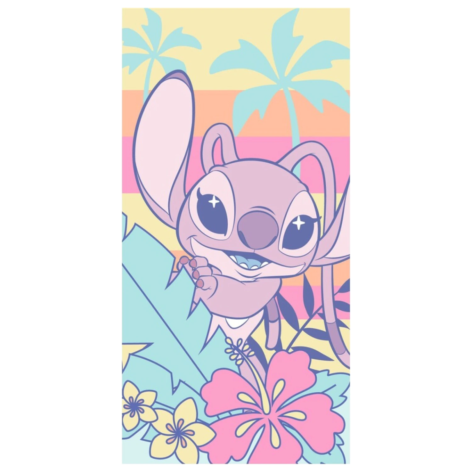 Stitch Floral Escape Prosop 70x140cm poza produsului