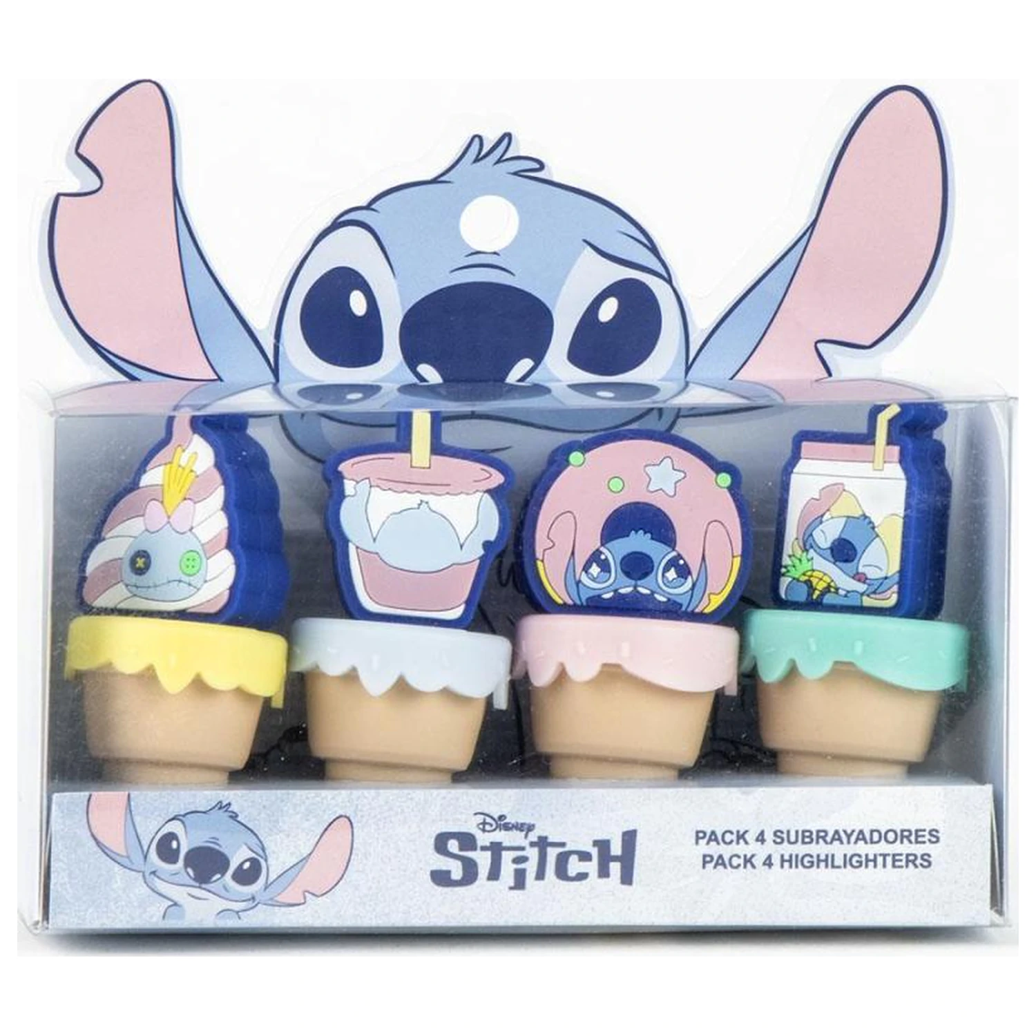 Stitch Pachet de 4 mini markere Alimente poza produsului