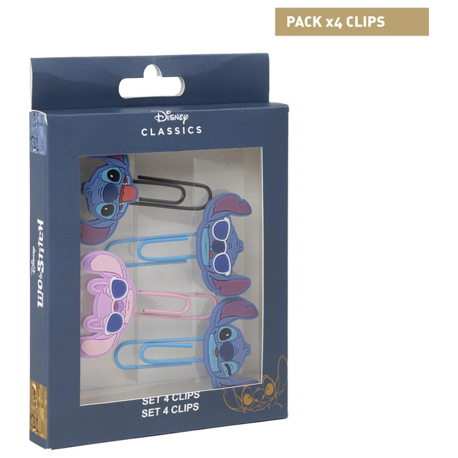 Lilo and Stitch Glasses Agrafa de hartie Set de 4 piese poza produsului