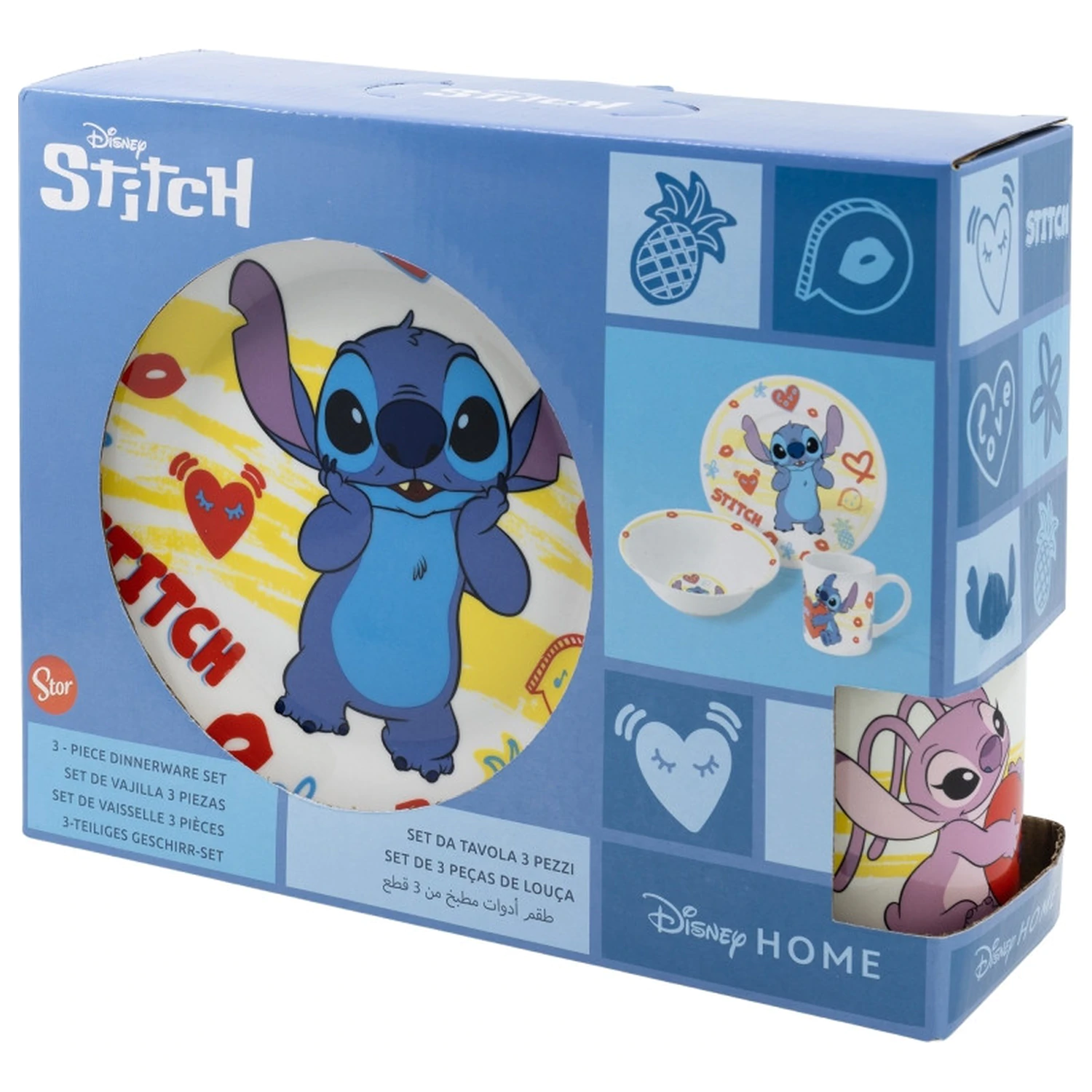 Set de vesela din portelan Stitch Heart poza produsului