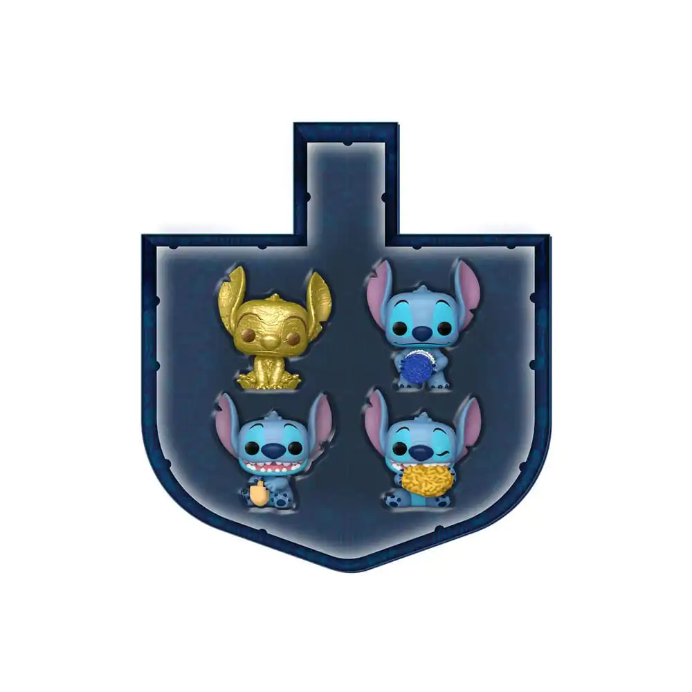 Stitch Sărbători 2024 Pocket POP! Figurine mini de vinil Set de 4 Dreidel Box 4 cm poza produsului