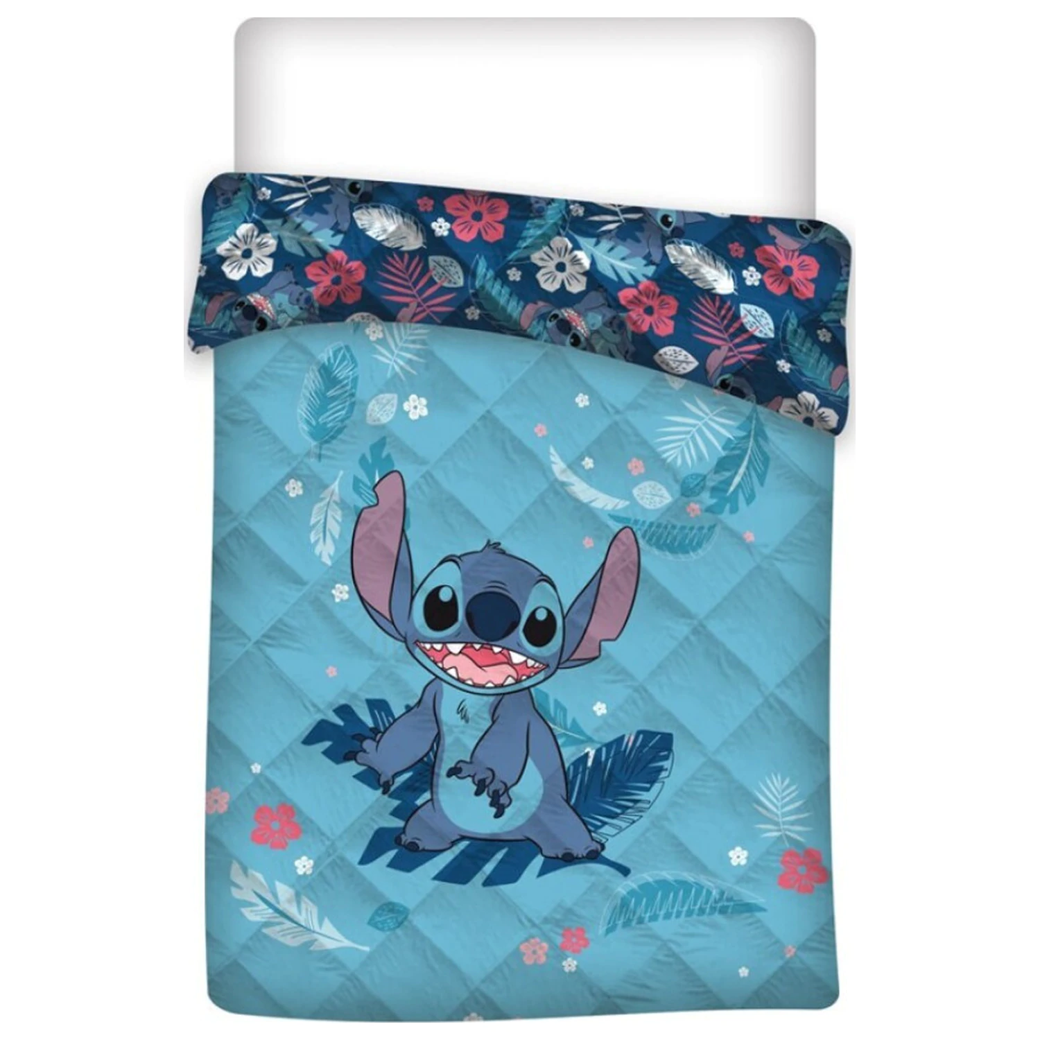 Stitch Leaf cuvertura de pat matlasata, pilota 140x200cm poza produsului