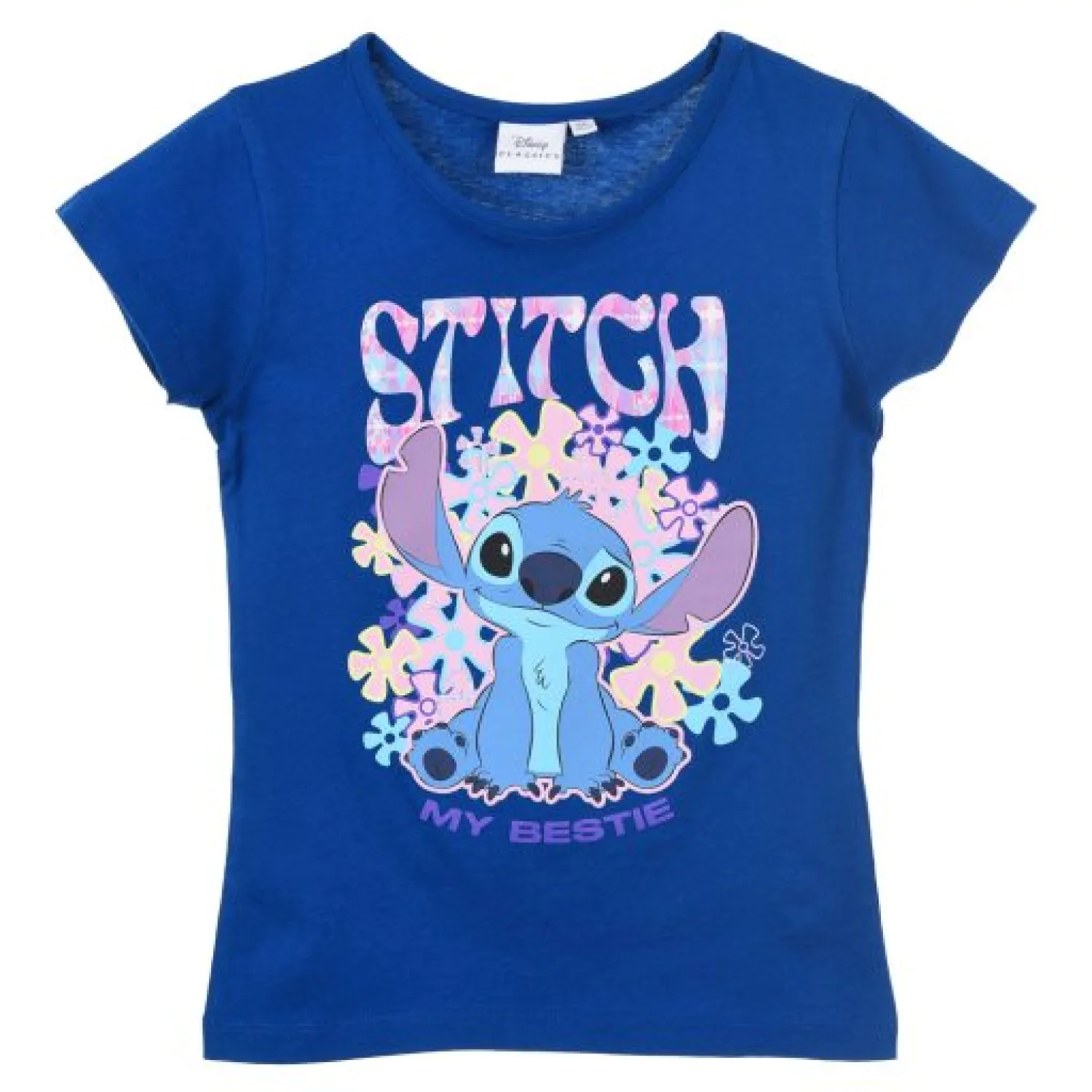 Stitch My Bestie Kids Short Sleeve Tricou, Top poza produsului