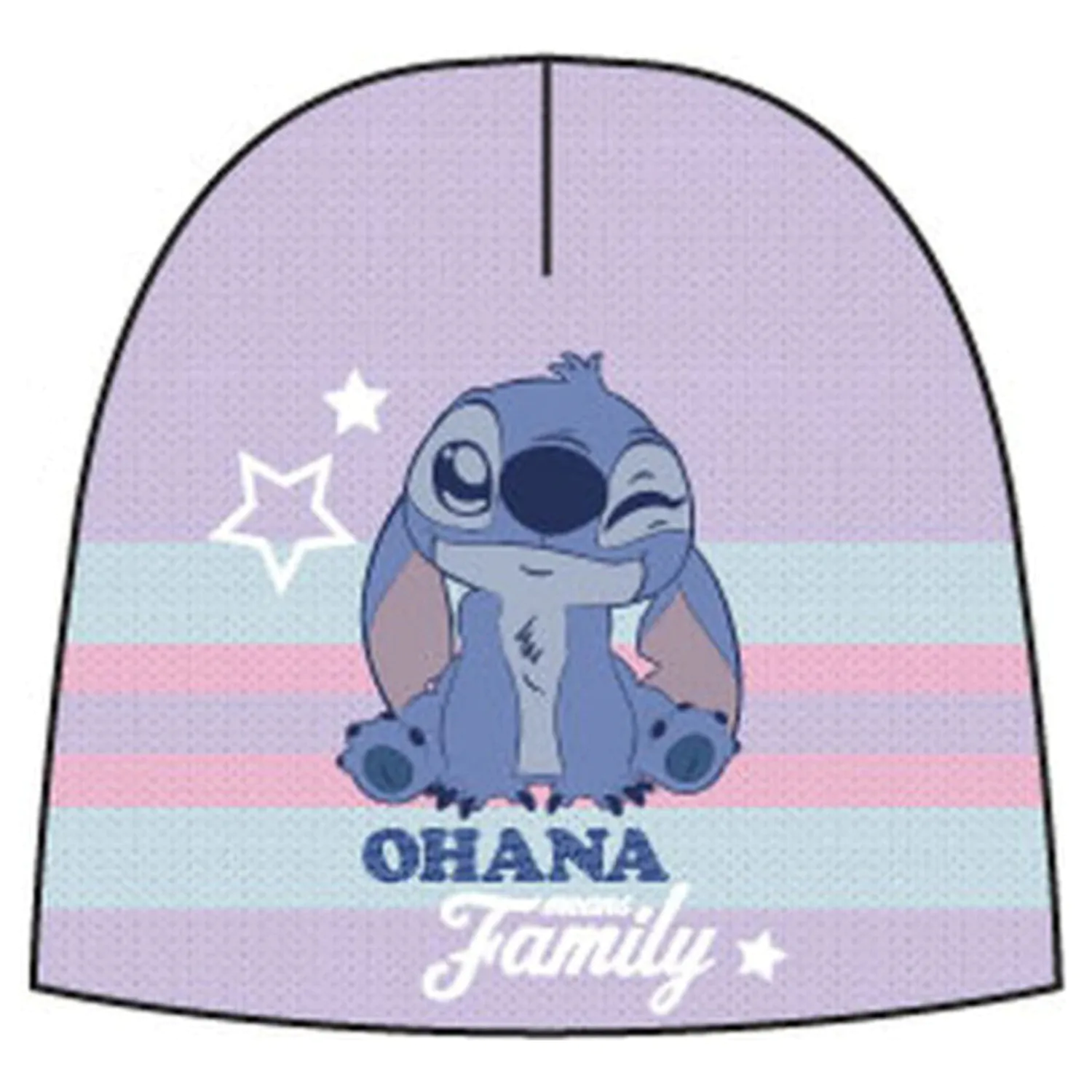 Stitch Ohana Purple caciula pentru bebelusi 48 cm poza produsului