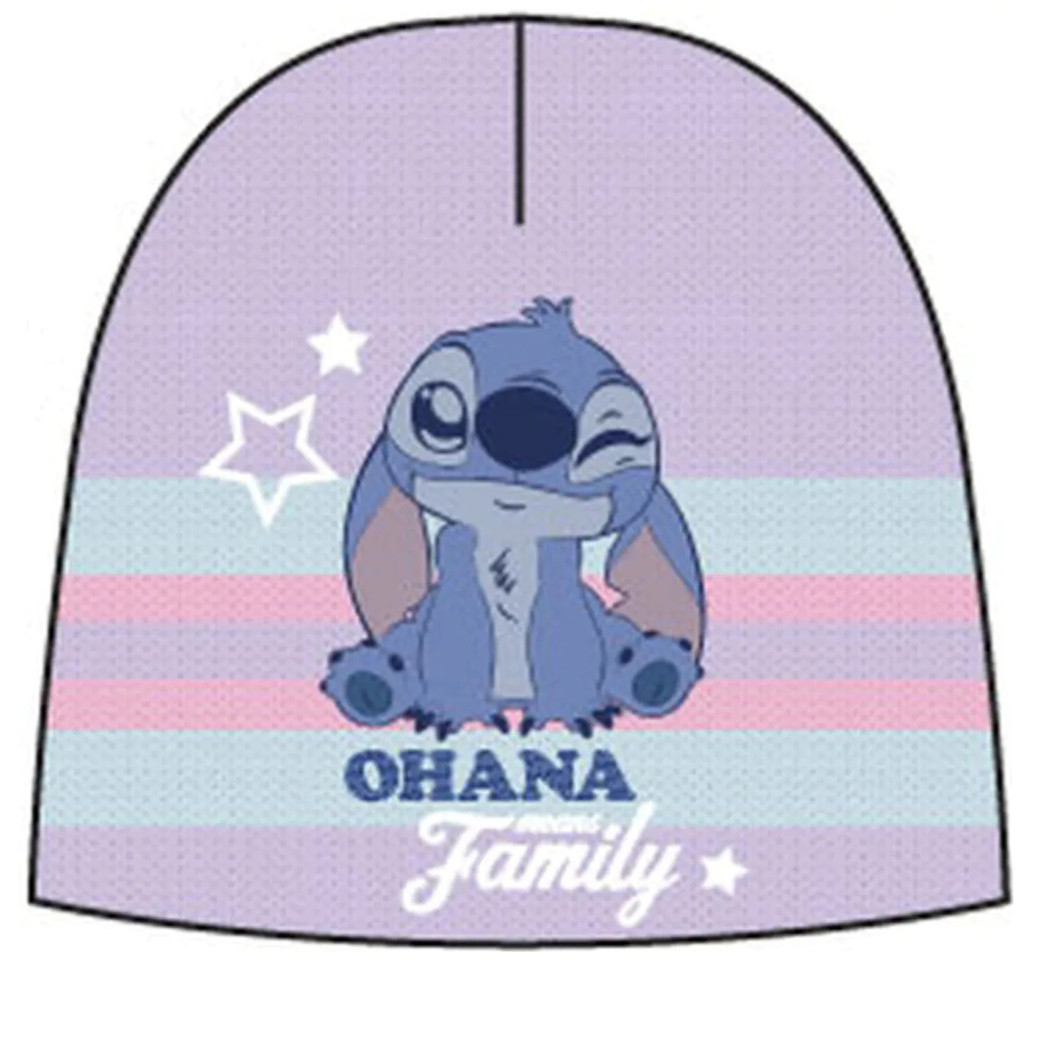 Stitch Ohana Purple caciula pentru bebelusi 50 cm poza produsului