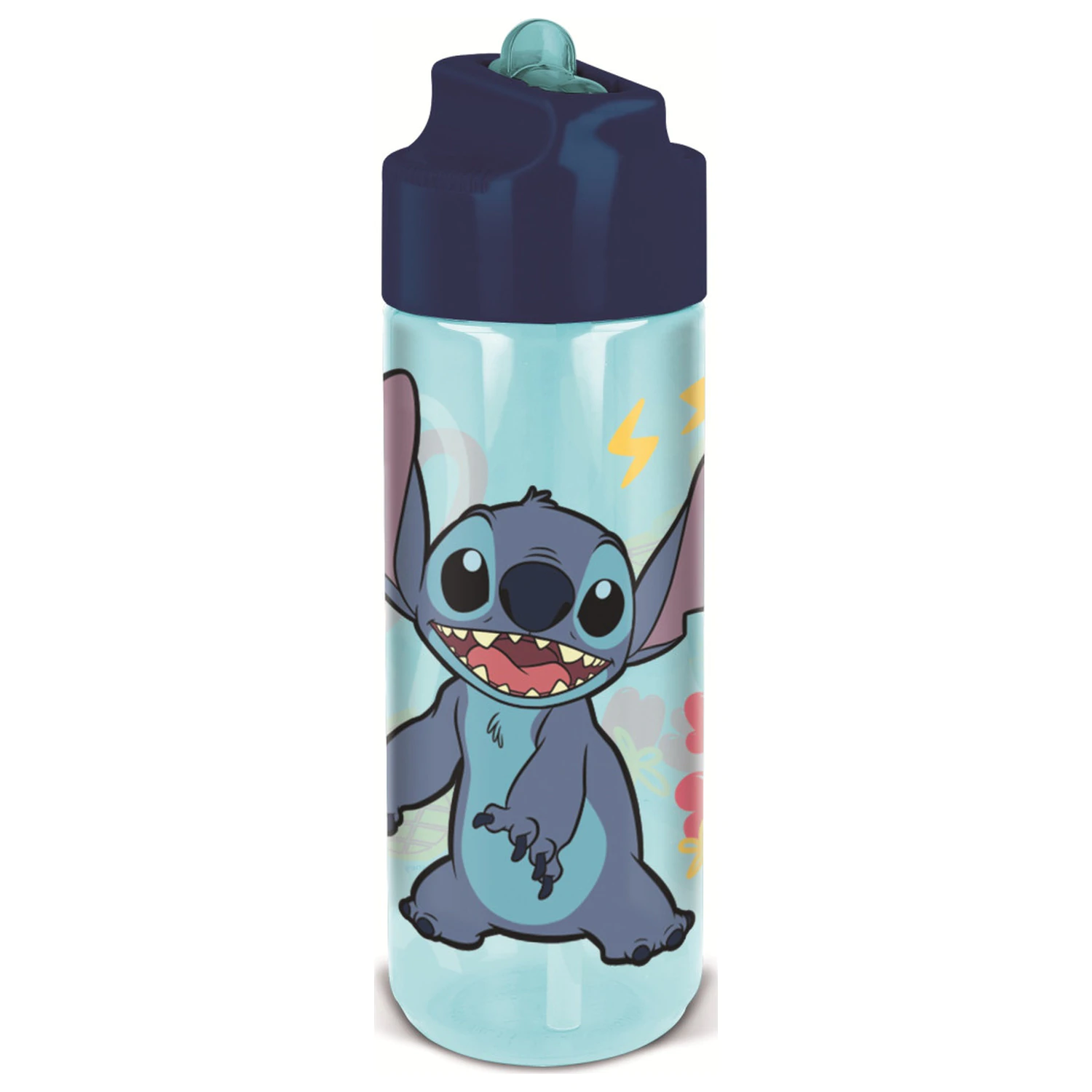 Stitch Palms Hydro Sticla din plastic Tritan cu pai 540 ml poza produsului