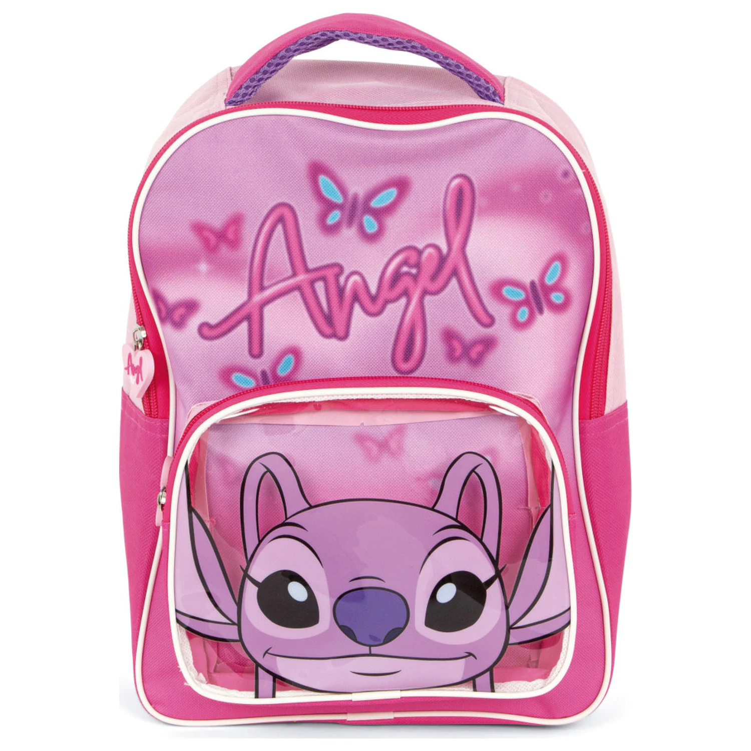 Stitch Pink Angel Rucsac, Geanta 30 cm poza produsului