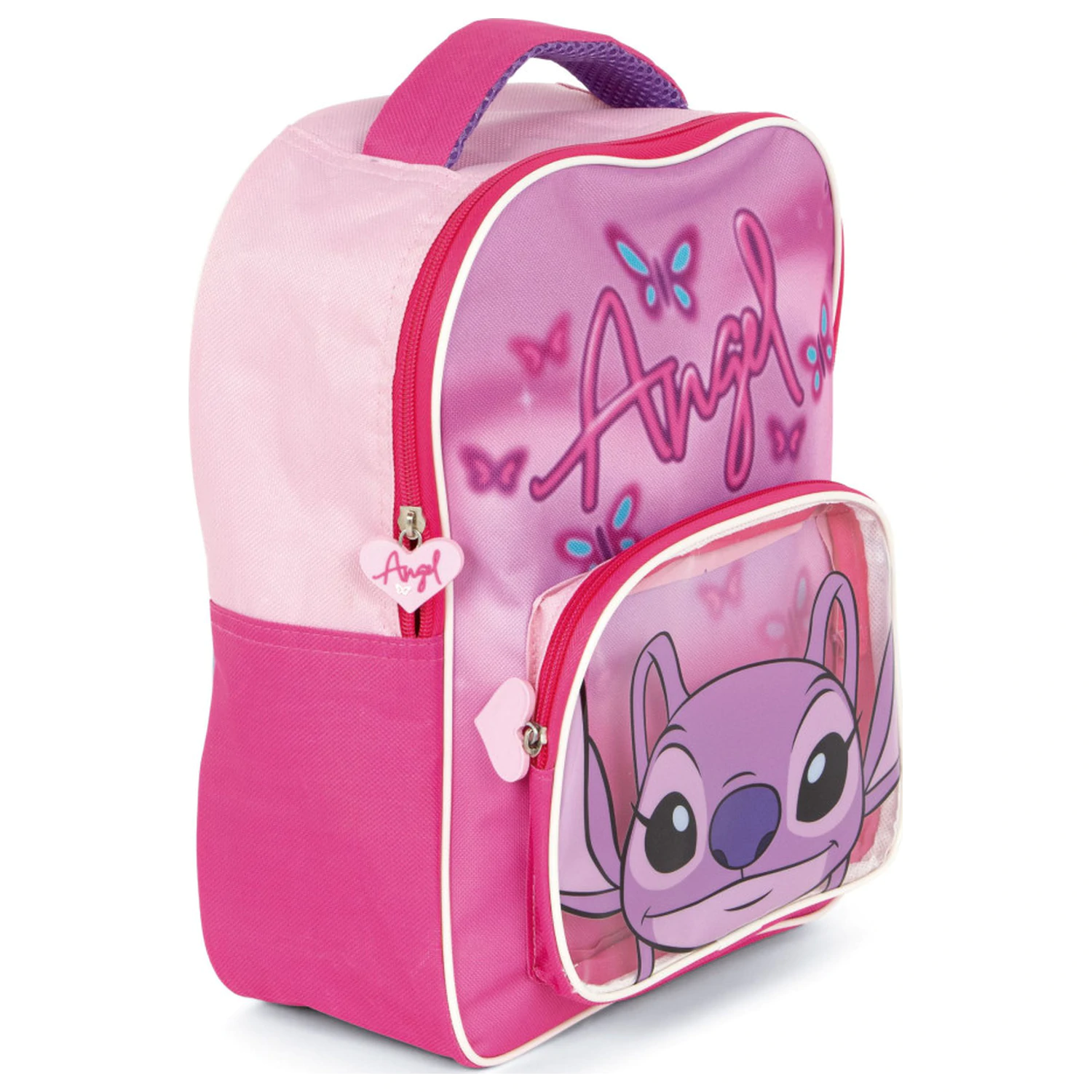 Stitch Pink Angel Rucsac, Geanta 30 cm poza produsului