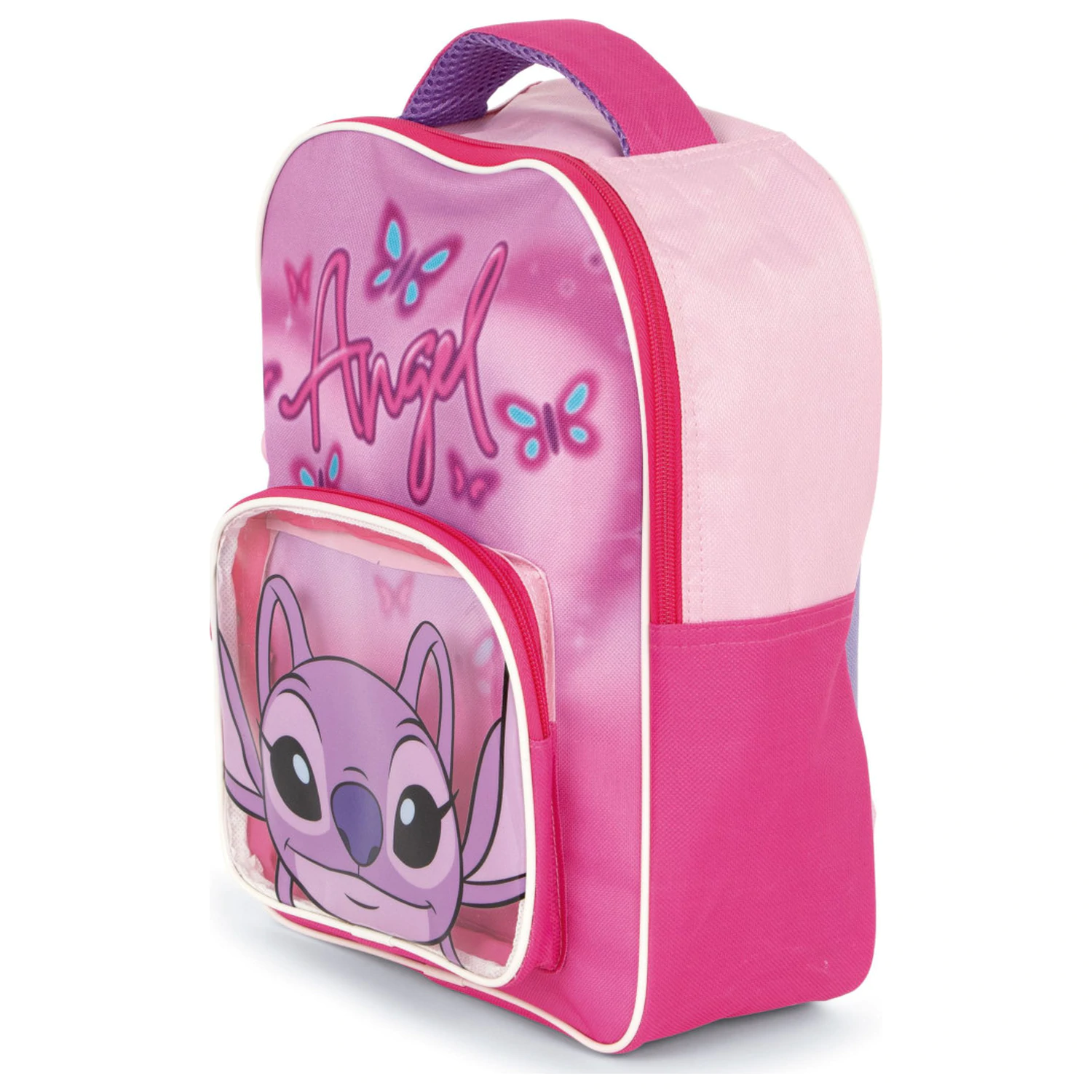 Stitch Pink Angel Rucsac, Geanta 30 cm poza produsului