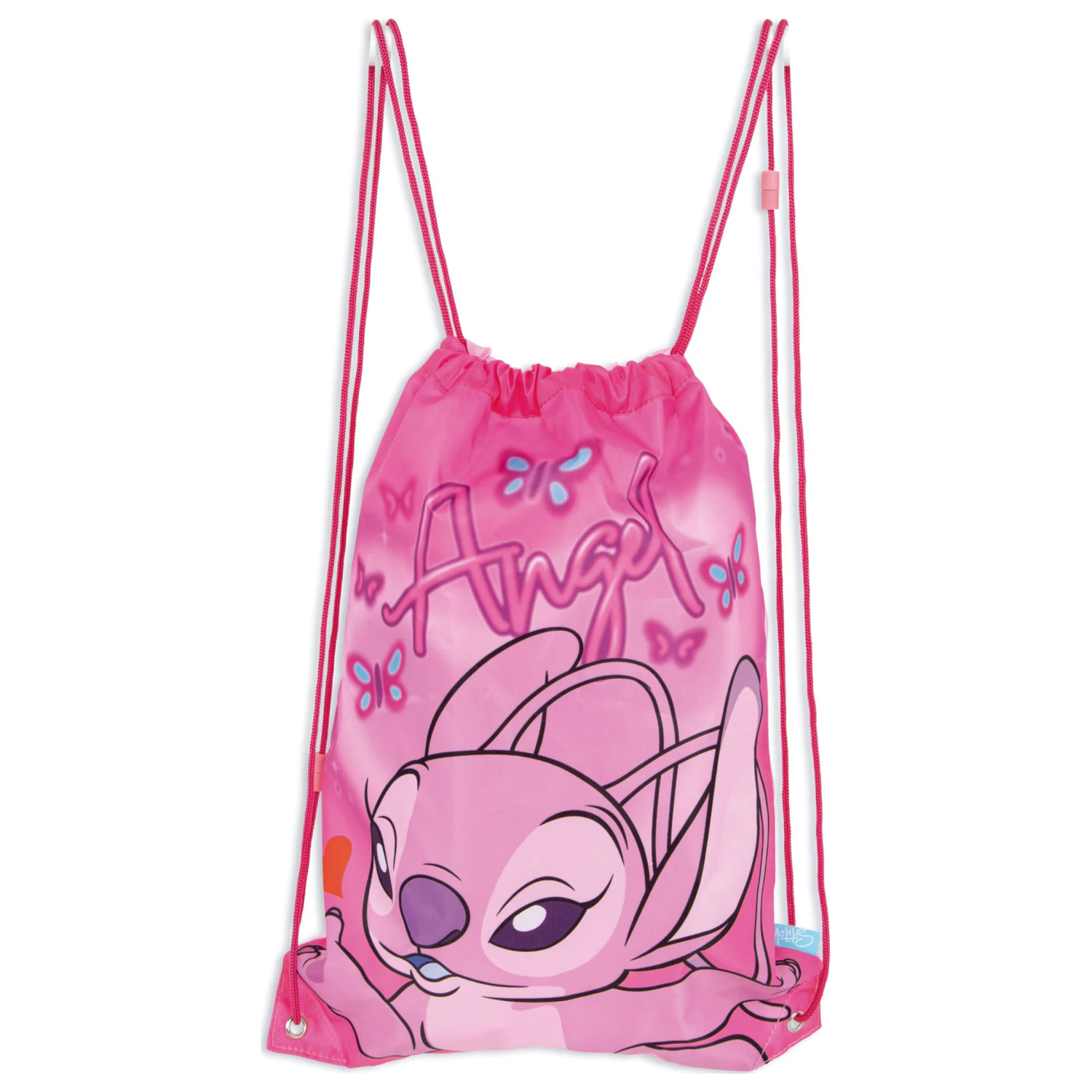 Stitch Pink Angel geanta sport, geanta de gimnastica 44 cm poza produsului