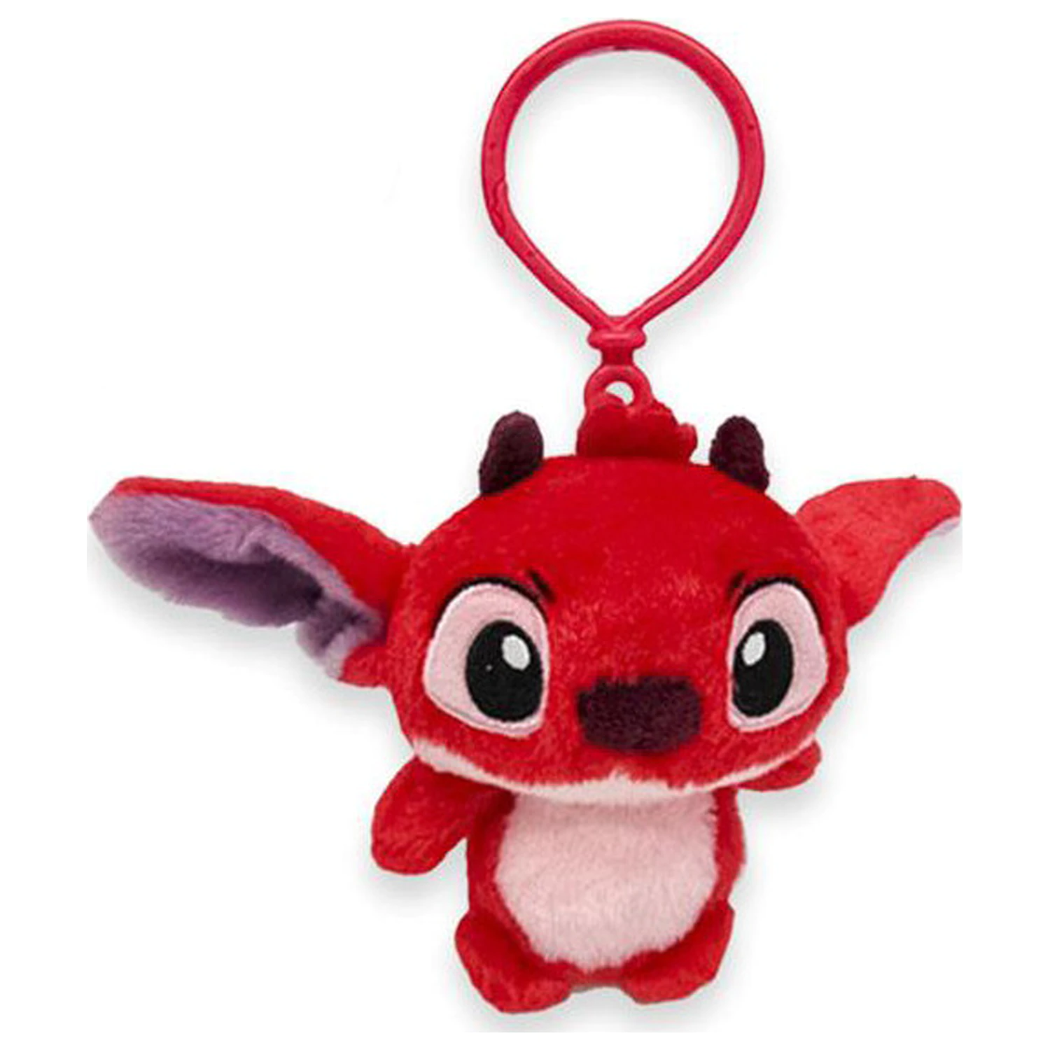 Stitch Red figurina de plus 3D cu umerase, breloc de geanta 12 cm poza produsului