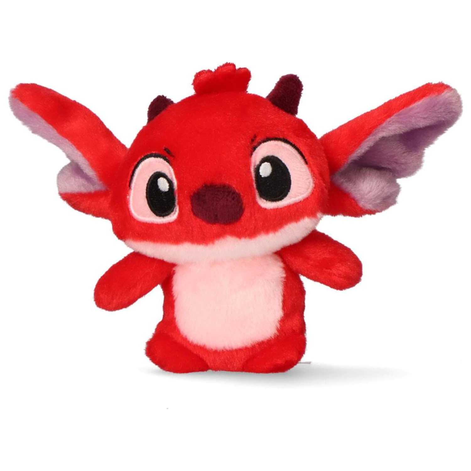 Stitch Red figurina de plus 3D cu umerase, breloc de geanta 12 cm poza produsului