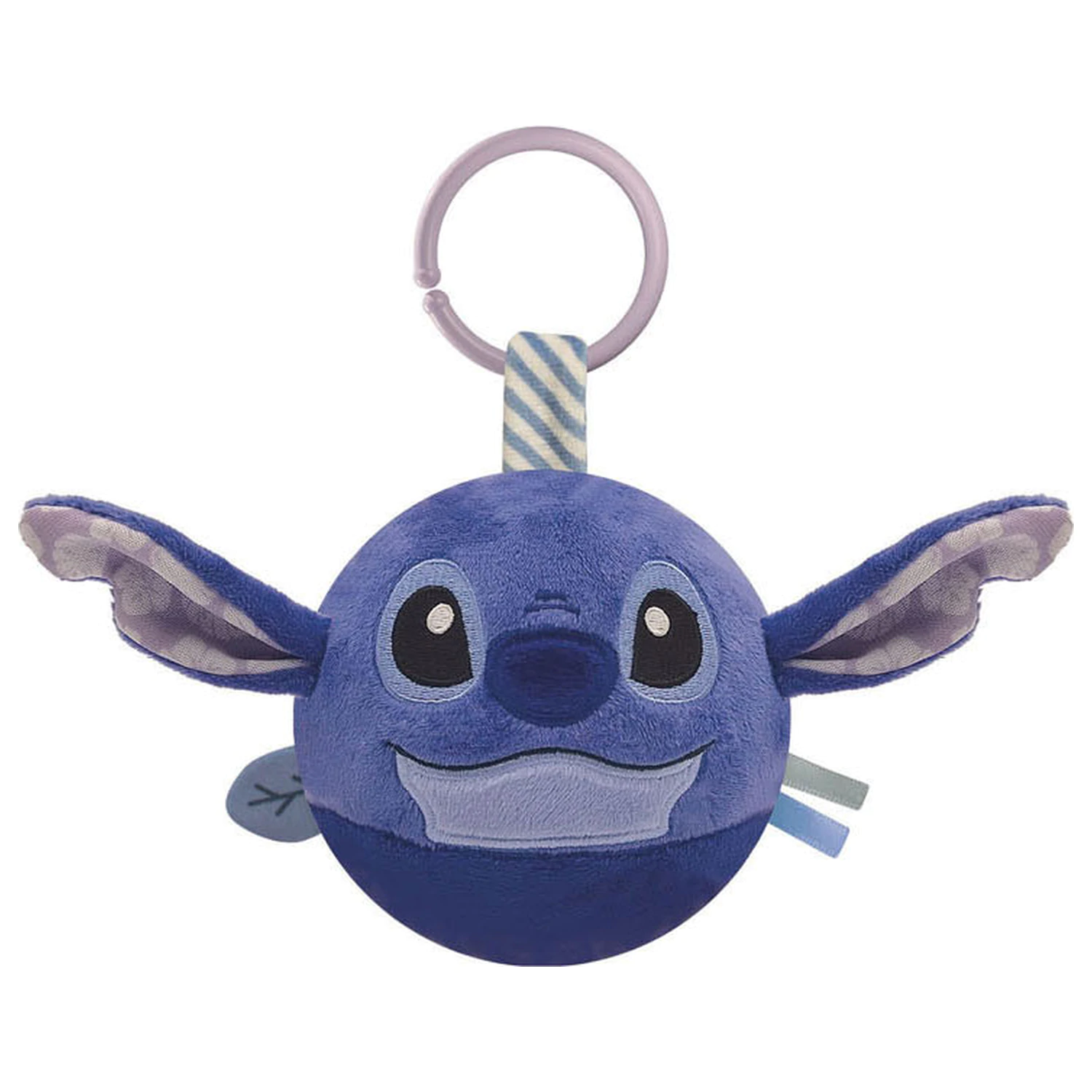 Stitch Round pluș moale figură bilă, zornaitoare pentru bebelusi Clementoni poza produsului