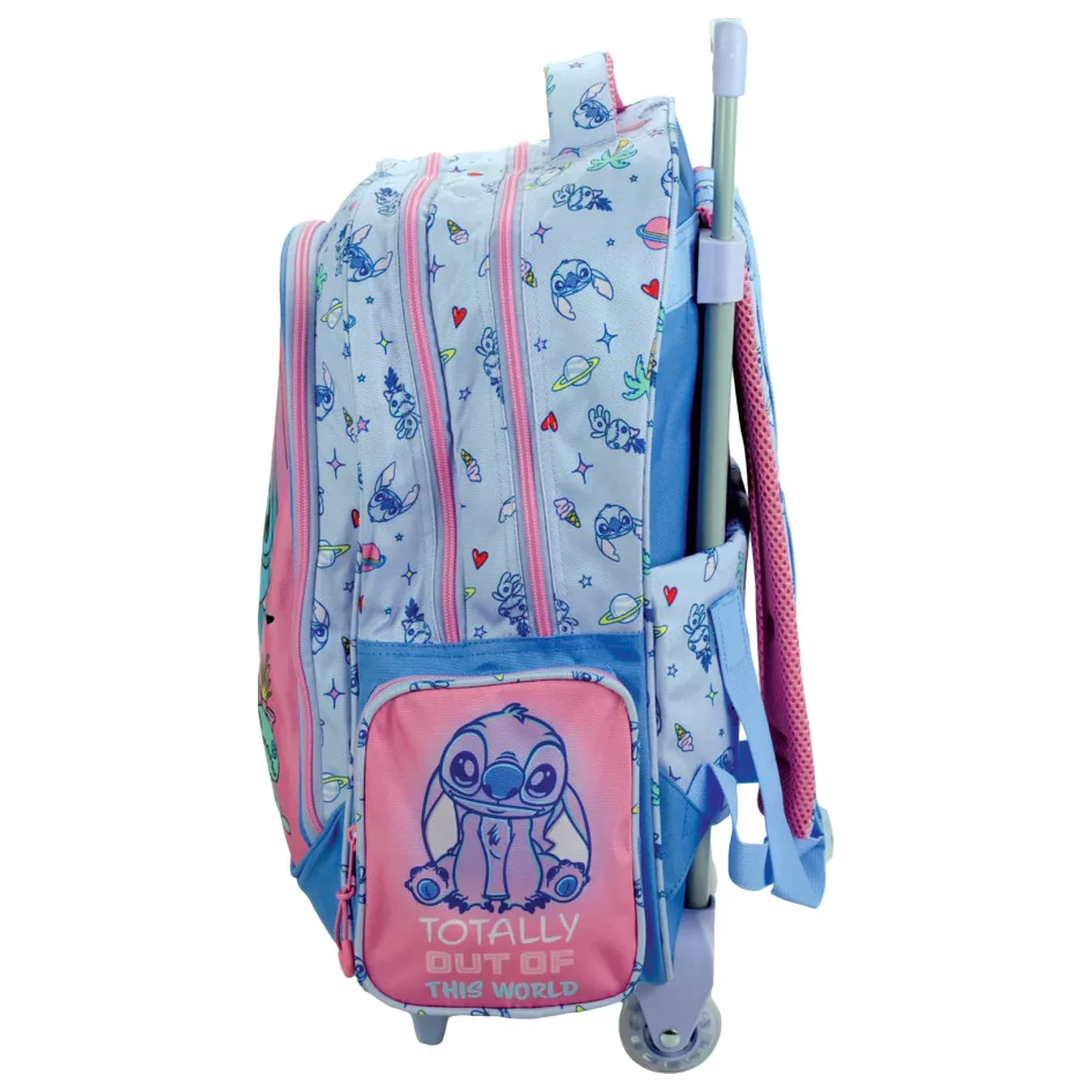 Stitch Scrapbook Geanta de scoala pe roti, 46 cm poza produsului
