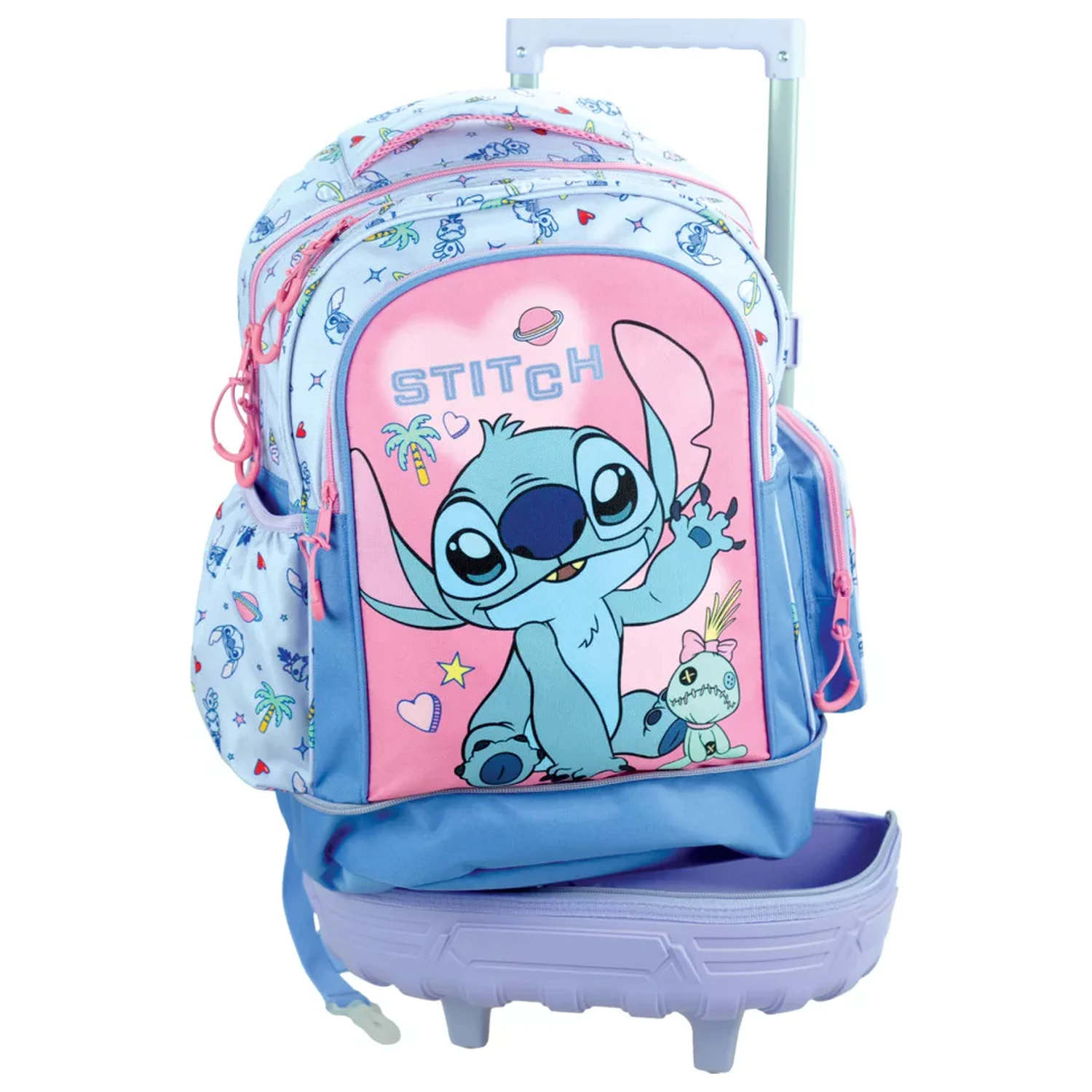 Lilo and Stitch Scrapbook Premium Rucsac scolar cu roti, geanta 46 cm poza produsului
