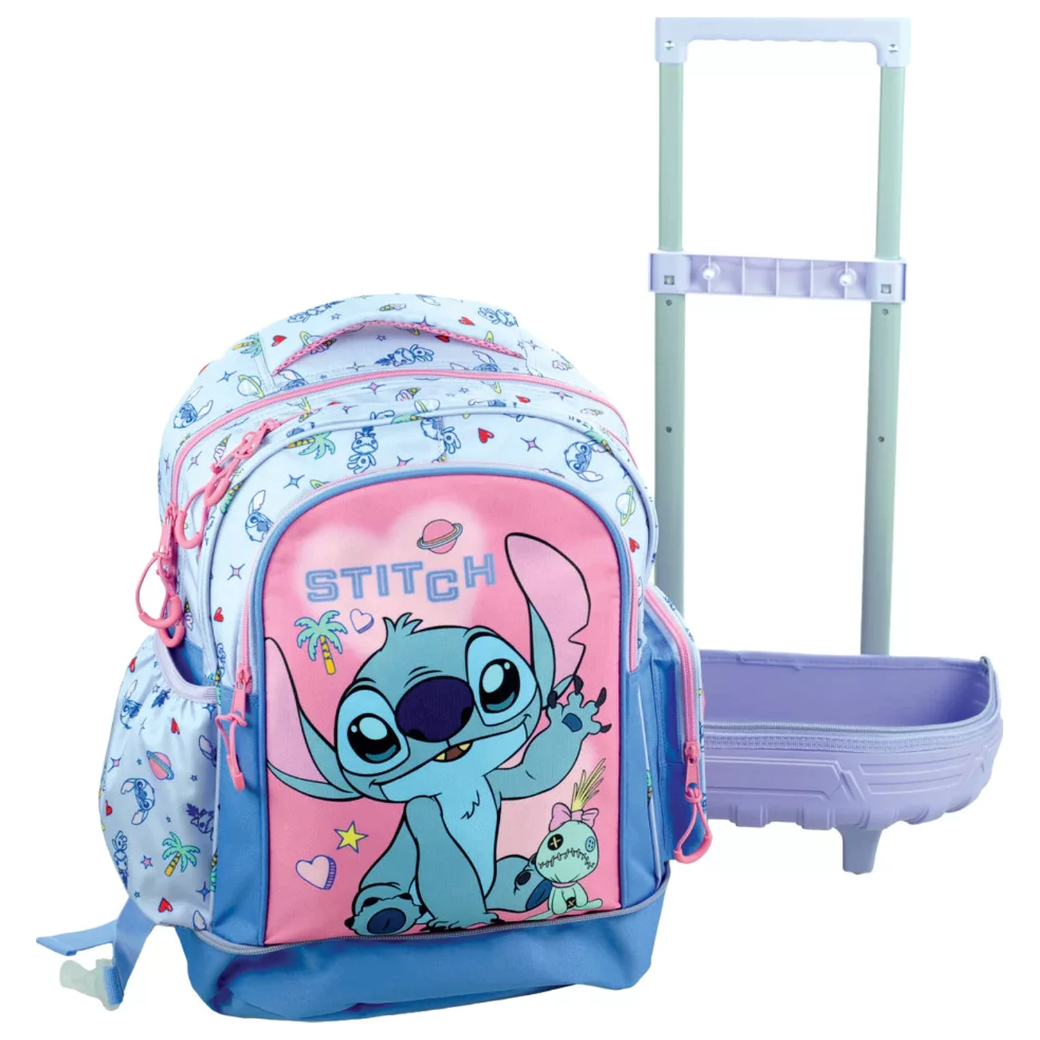 Lilo and Stitch Scrapbook Premium Rucsac scolar cu roti, geanta 46 cm poza produsului