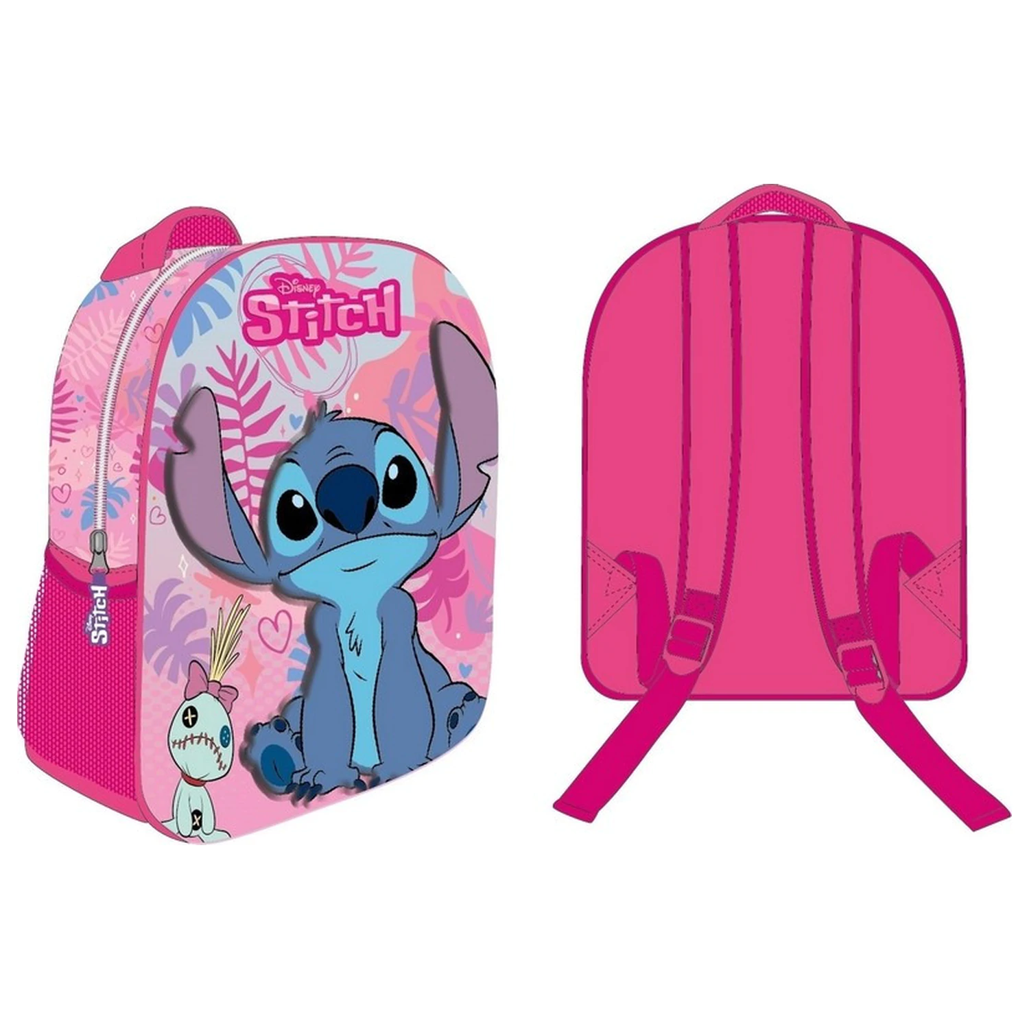Stitch Scrump Deluxe Rucsac 3D, Geanta 30 cm poza produsului