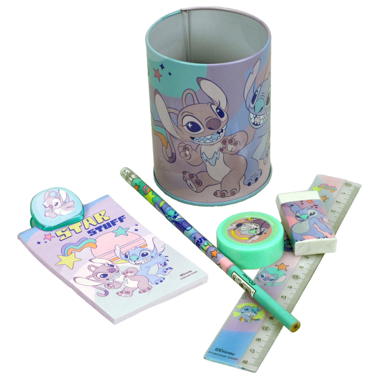 Stitch Star Stuff Set de papetarie 7 piese poza produsului