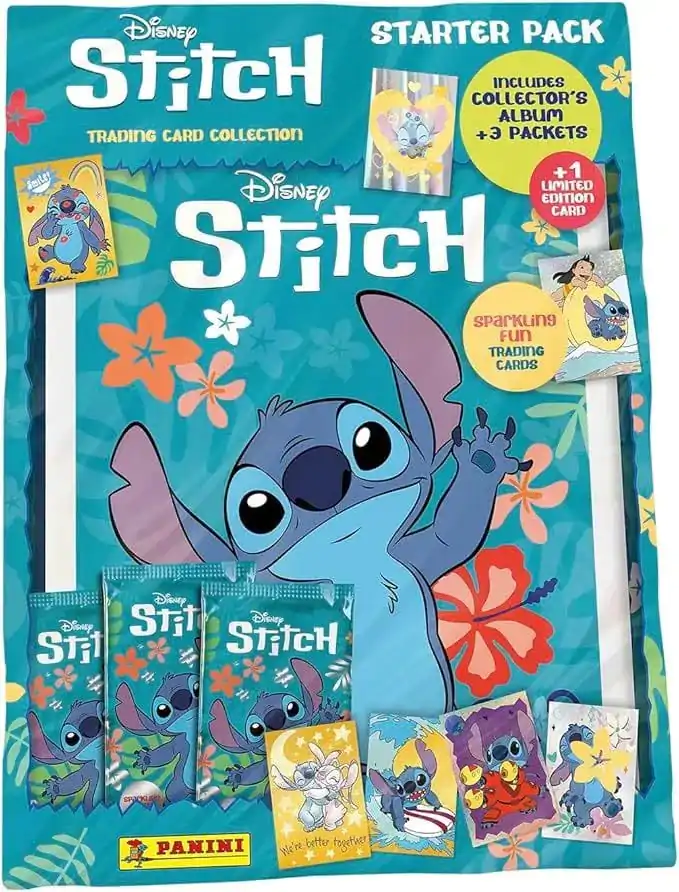 Stitch Trading Cards Pachet Starter Versiunea Germană poza produsului