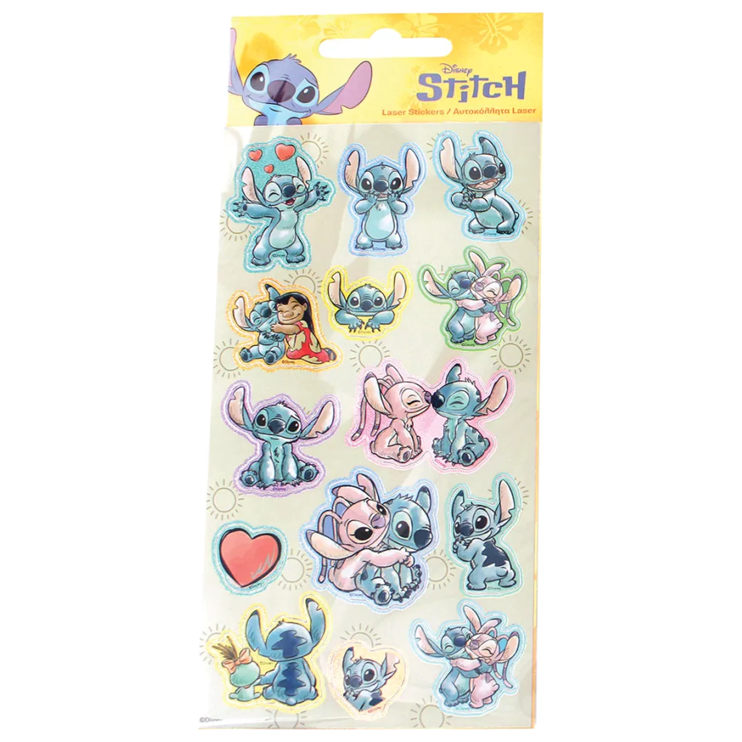 Stitch Sun Set autocolant holografic poza produsului