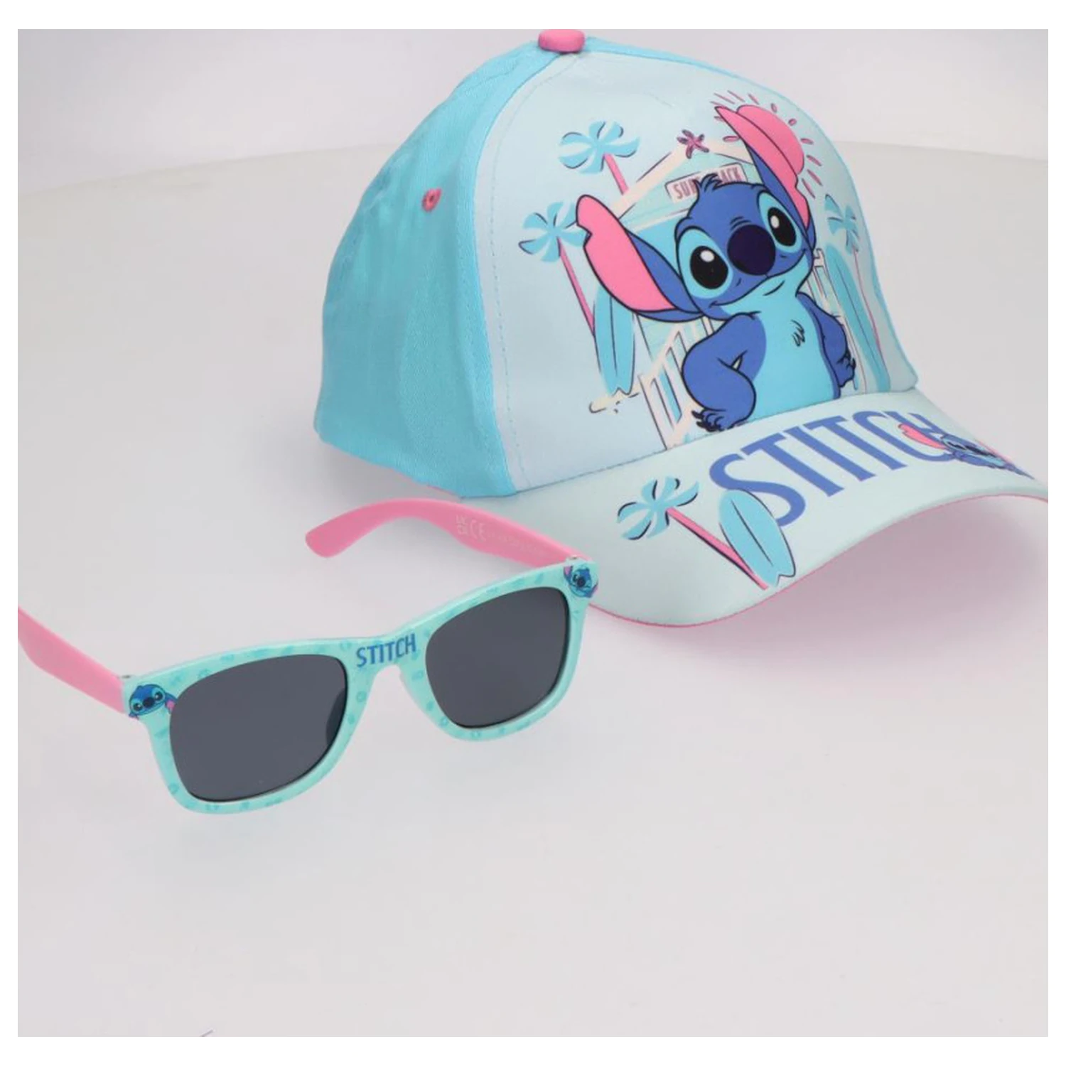 Stitch Lilo & Stitch Sunny Day Ochelari de Soare și Șapcă de Baseball Set poza produsului