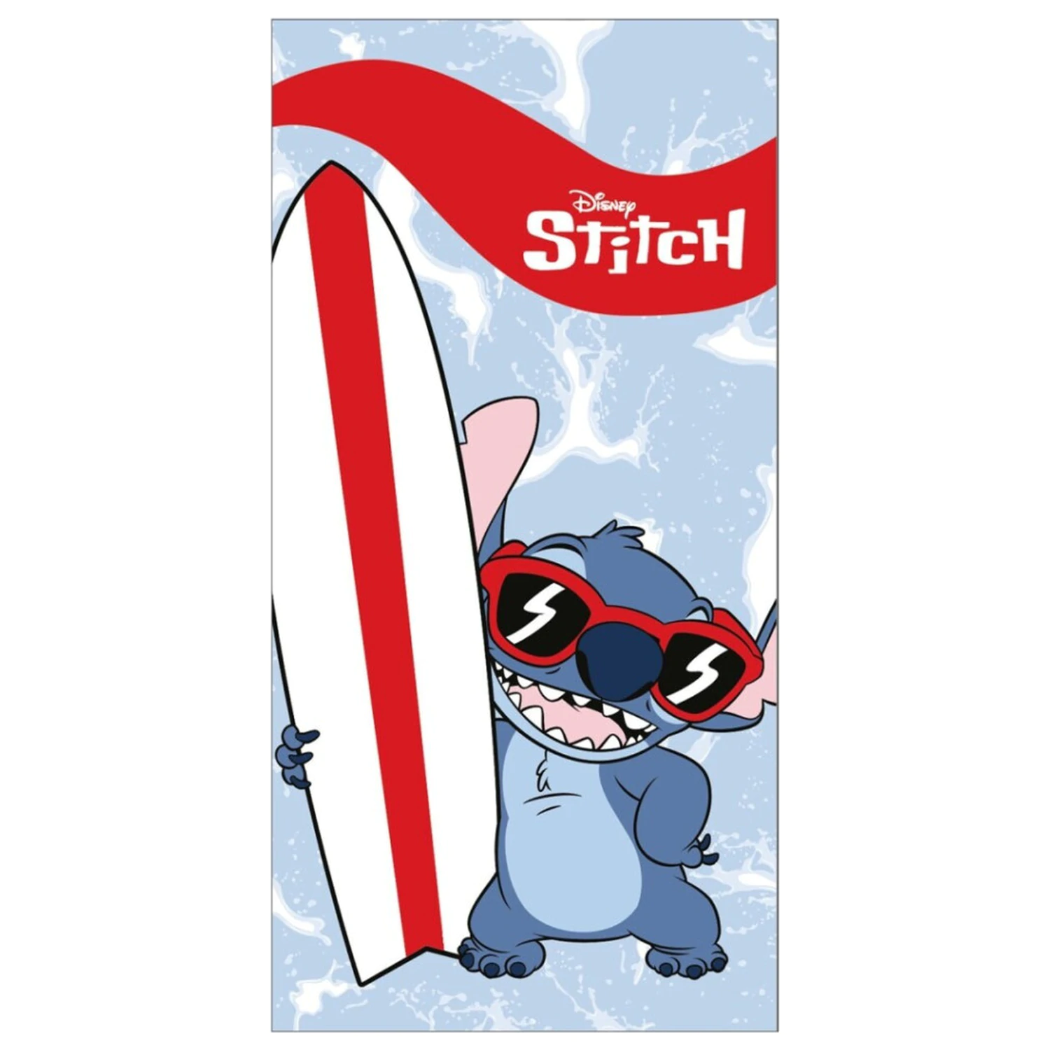 Prosop de plaja Stitch Surf poza produsului