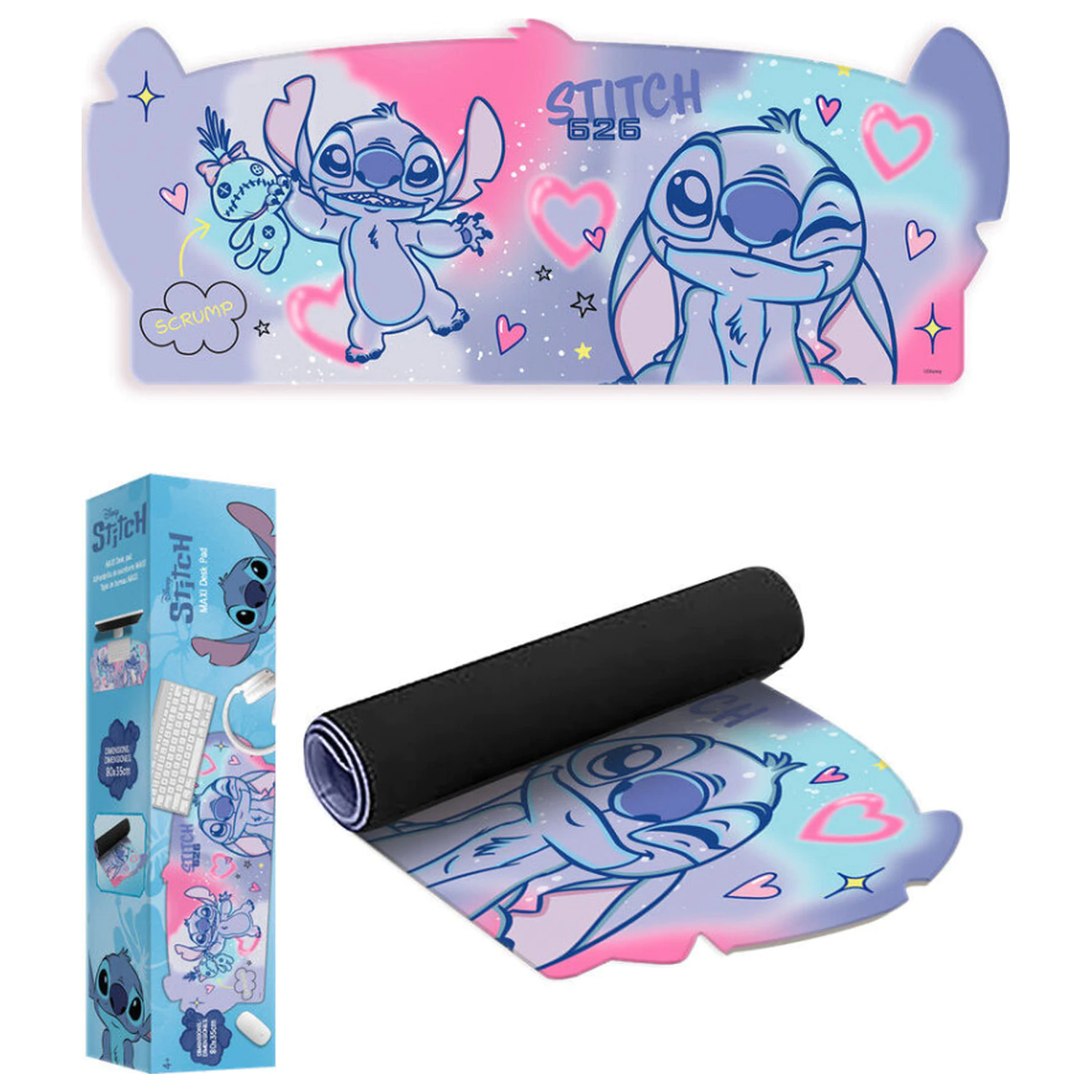 Stitch This World mouse pad pentru birou 80x35 cm poza produsului