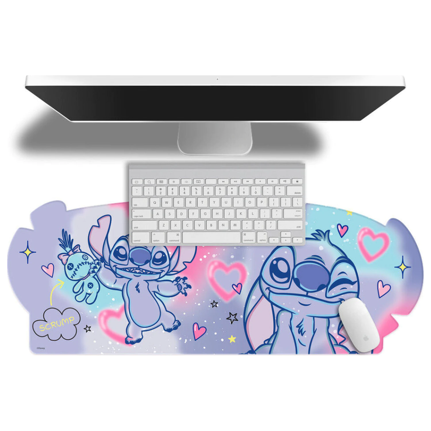 Stitch This World mouse pad pentru birou 80x35 cm poza produsului