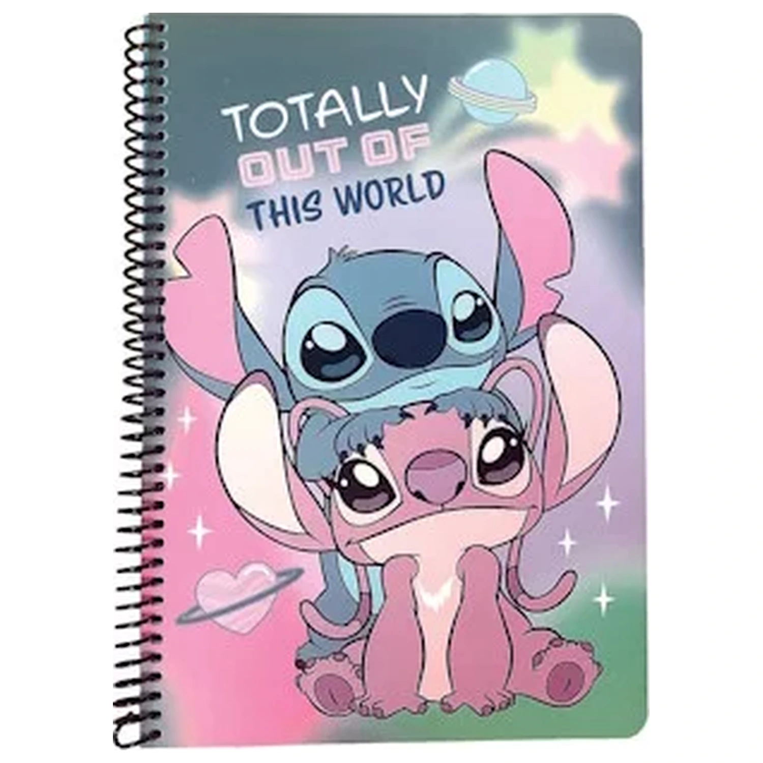 Stitch This World Cute B/5 Caiet spiralat liniat 70 pagini poza produsului