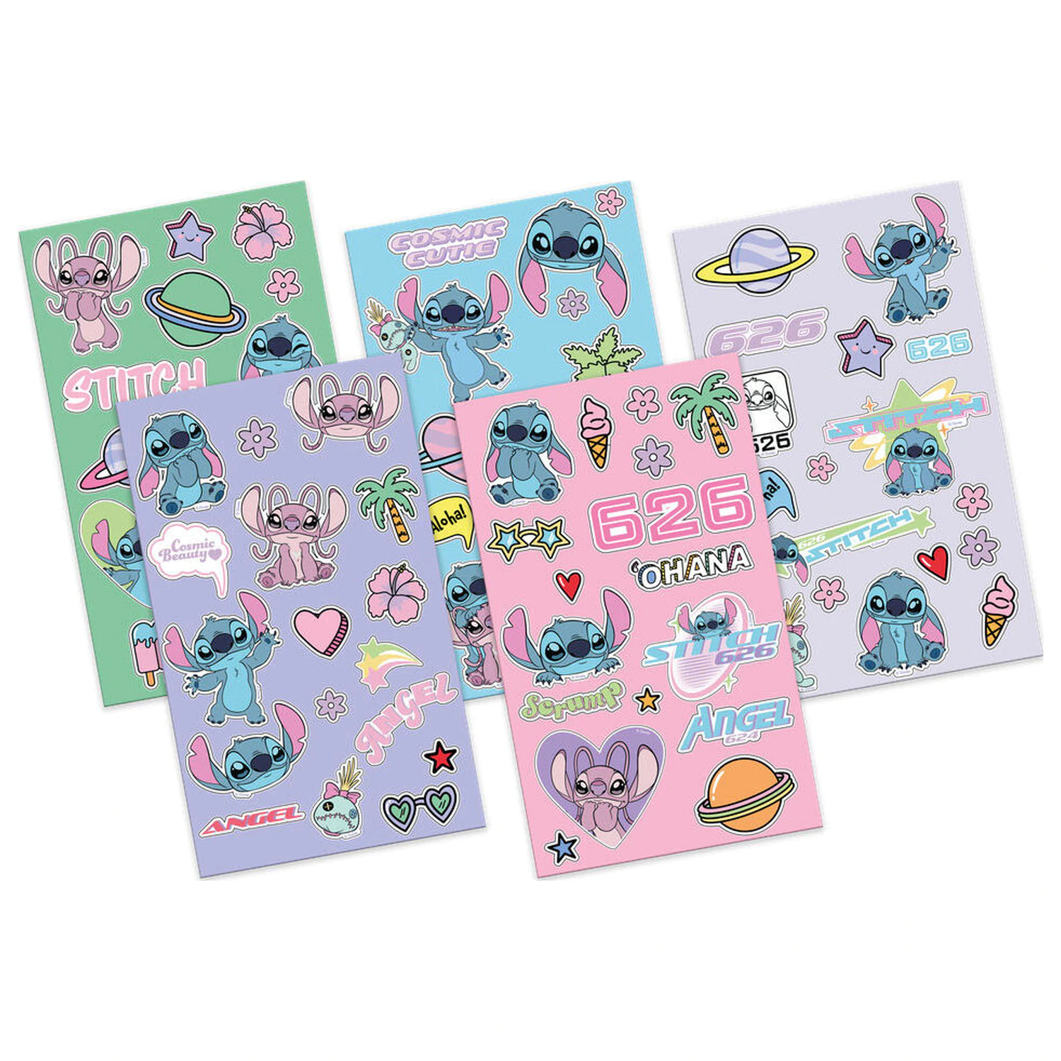 Set de autocolante Stitch This World 5 coli poza produsului