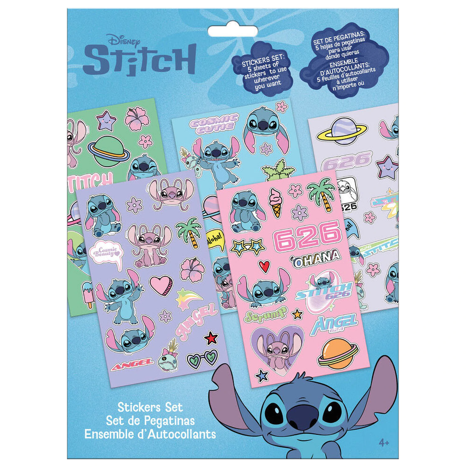 Set de autocolante Stitch This World 5 coli poza produsului