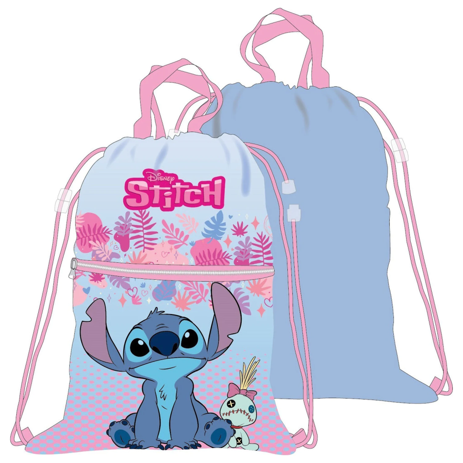 Stitch Tropical Trouble Deluxe geanta sport, geanta de gimnastica 45 cm poza produsului