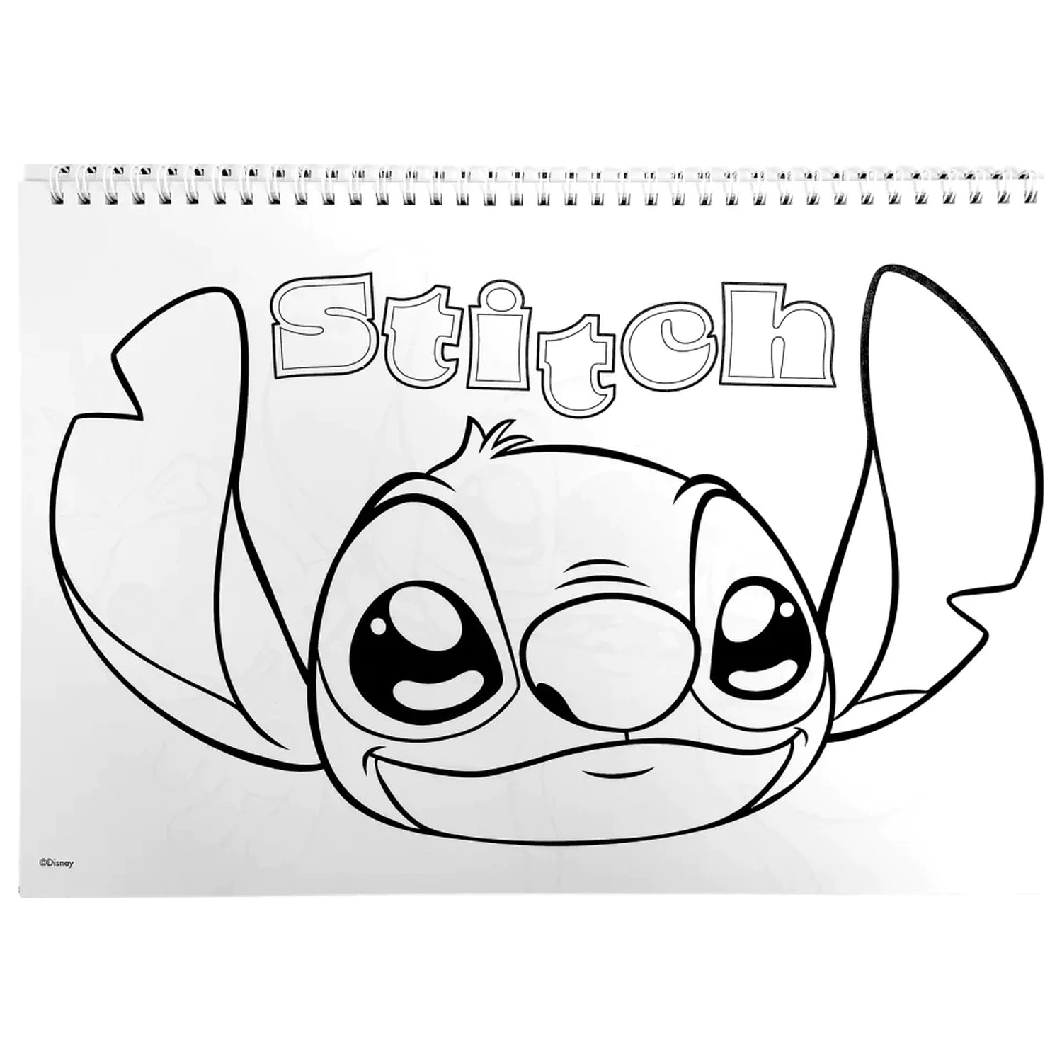 Stitch Universe A4 caiet spiralat de schite 40 foi cu stickere poza produsului