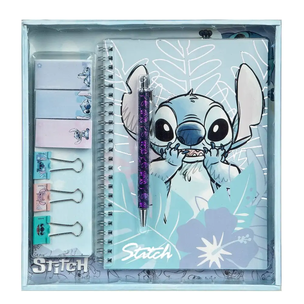 Stitch Watercolor Stationery set (8 piese) poza produsului