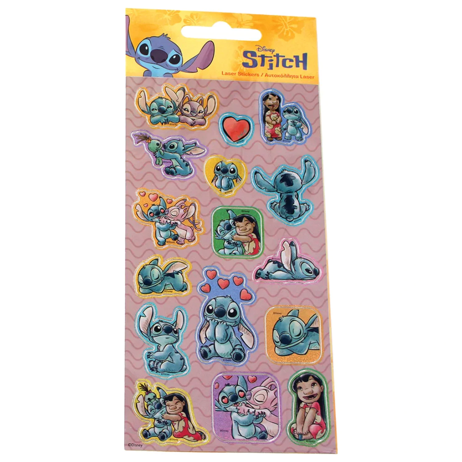 Stitch Wave Set de Stickere Holografice poza produsului