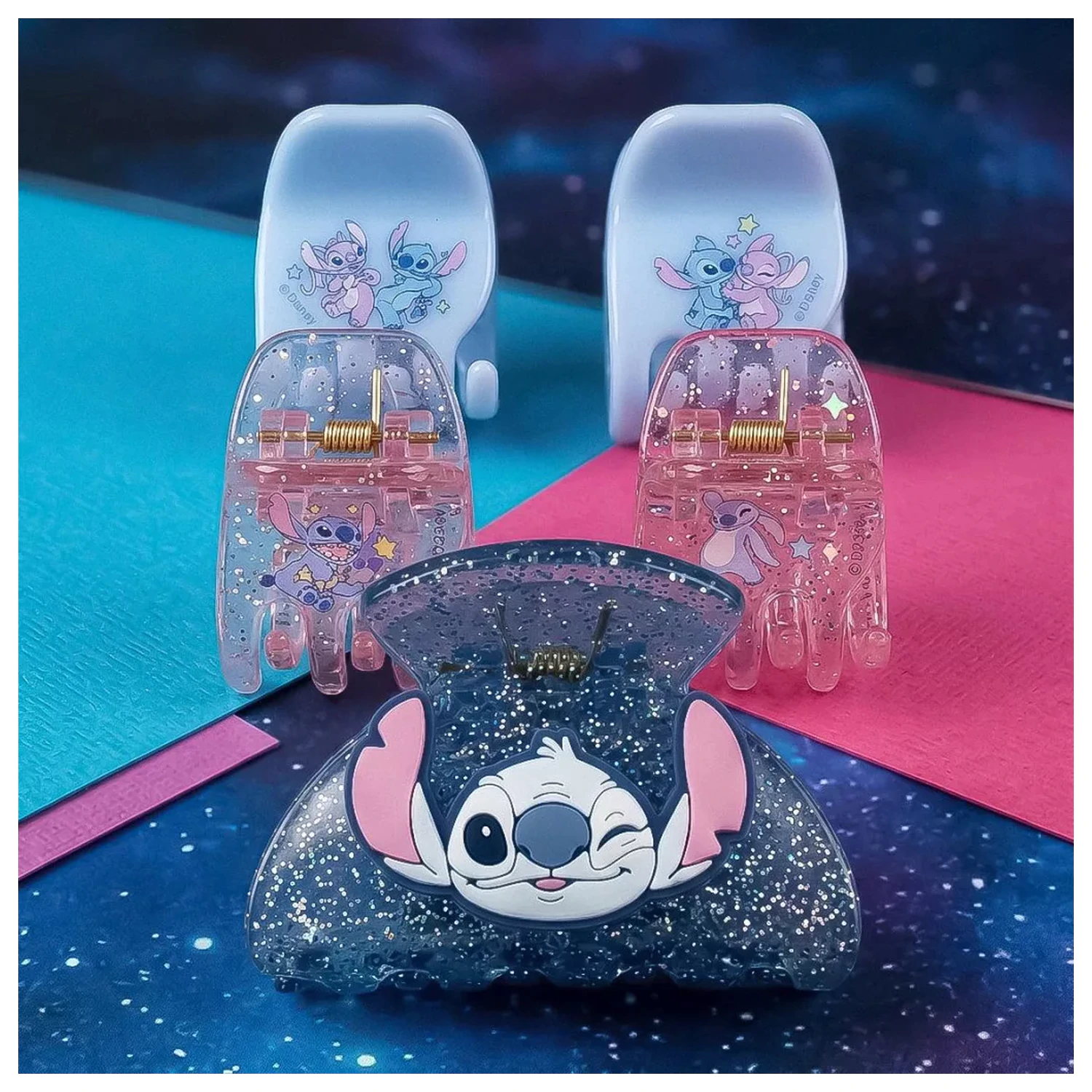Stitch Wink Hair Clip Set de 5 bucăți poza produsului