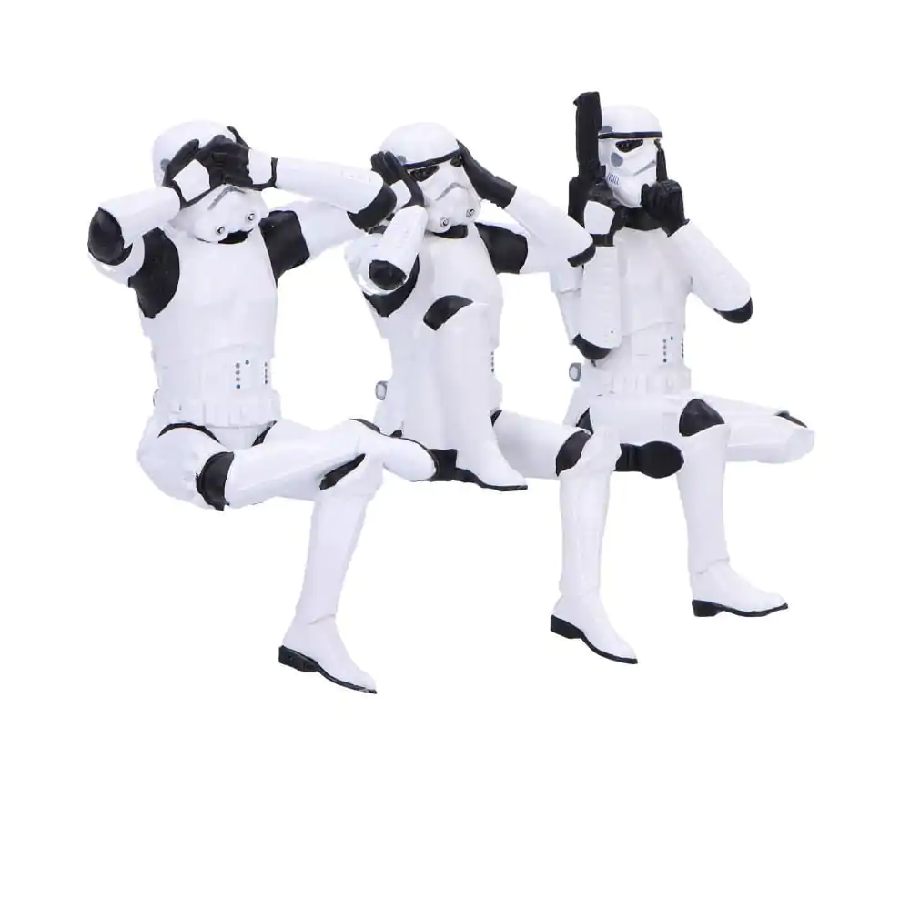 Figurine Stormtrooper Trei Înțelepți Stormtrooper Așezate 11 cm poza produsului