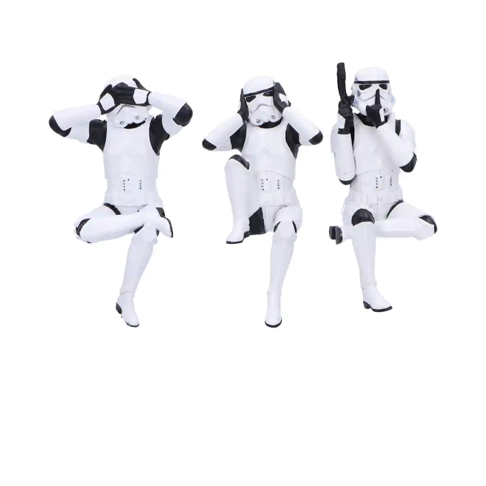 Figurine Stormtrooper Trei Înțelepți Stormtrooper Așezate 11 cm poza produsului